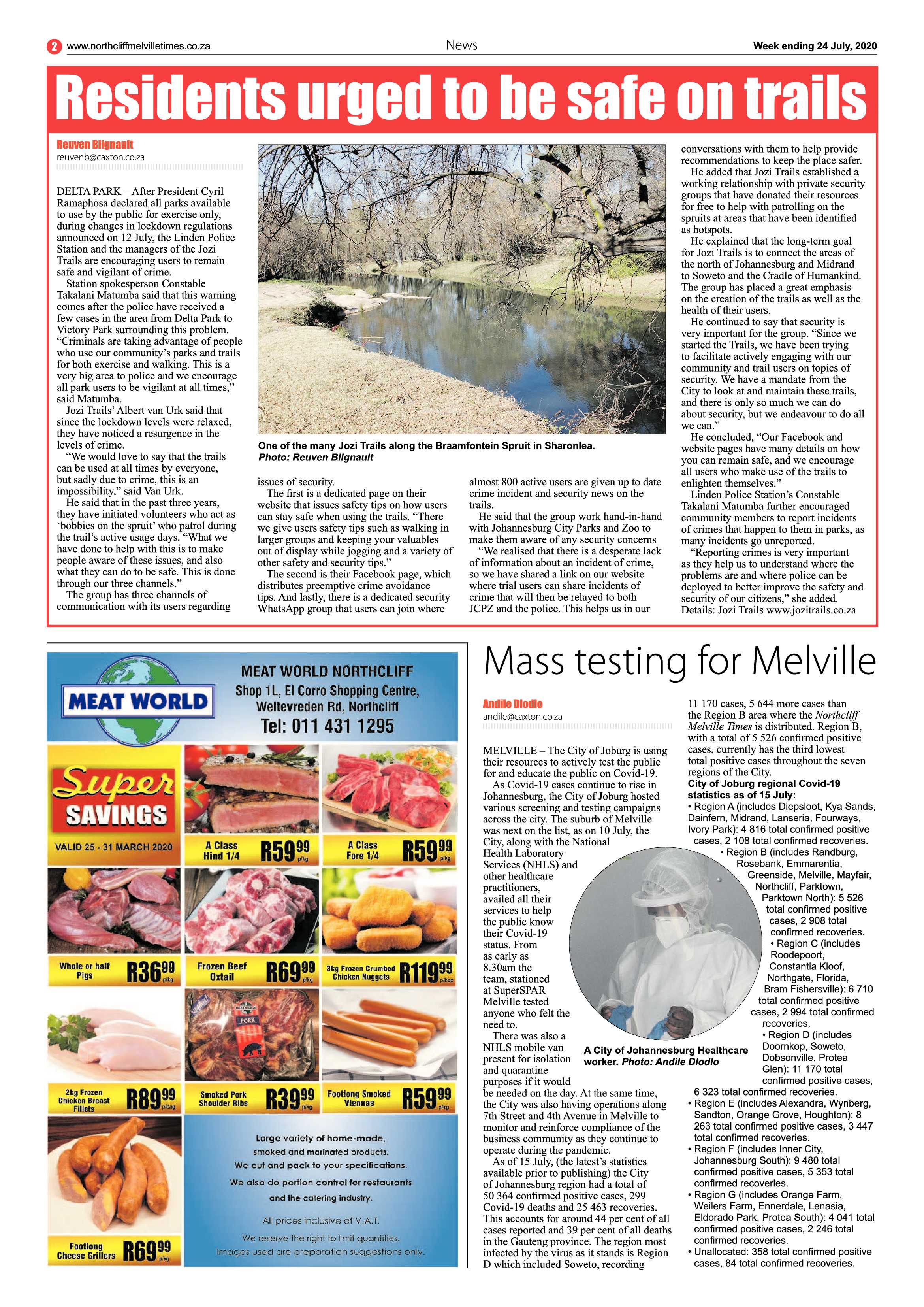 Northcliff Melville Times 24 July 2020 page 2