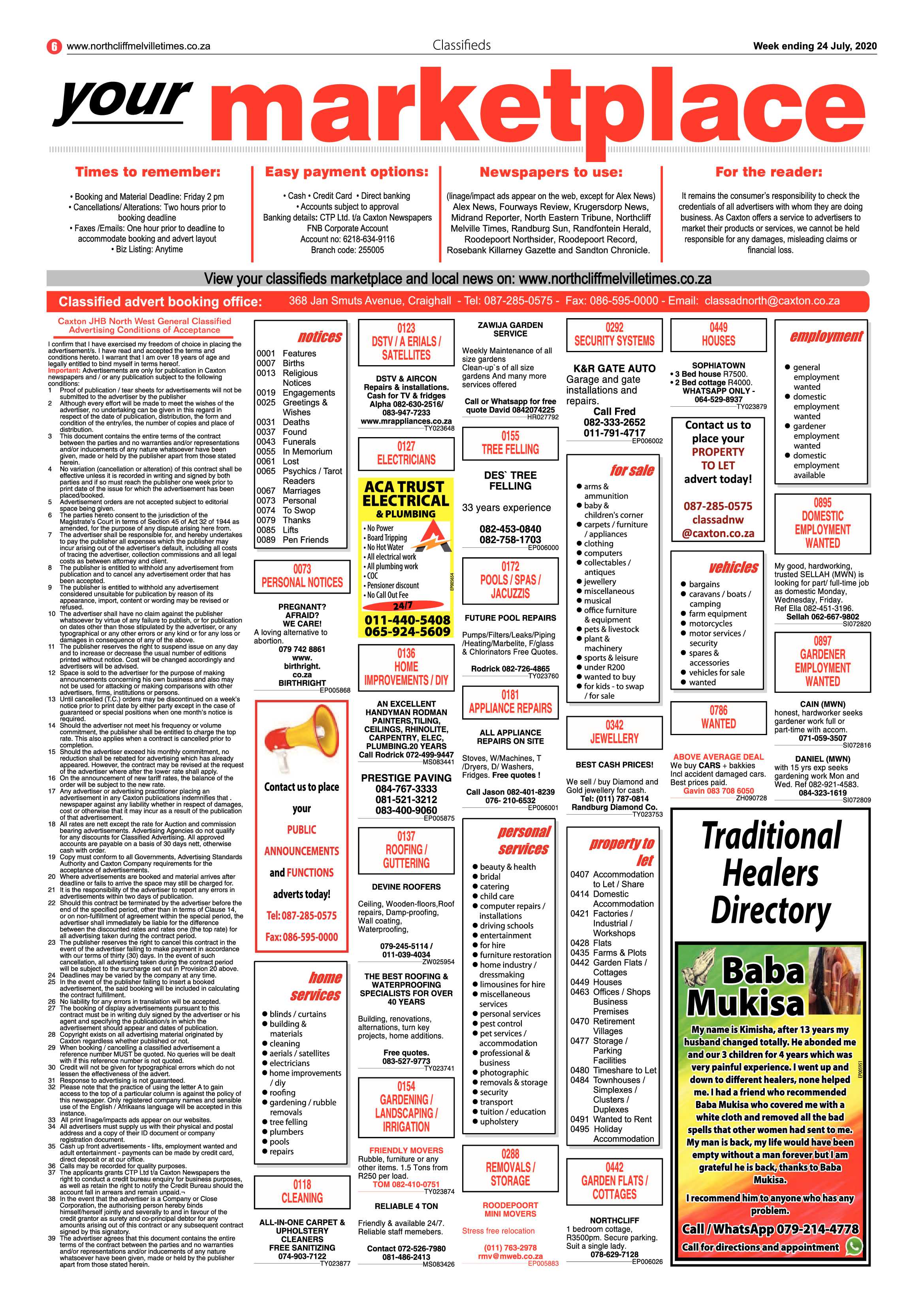 Northcliff Melville Times 24 July 2020 page 6