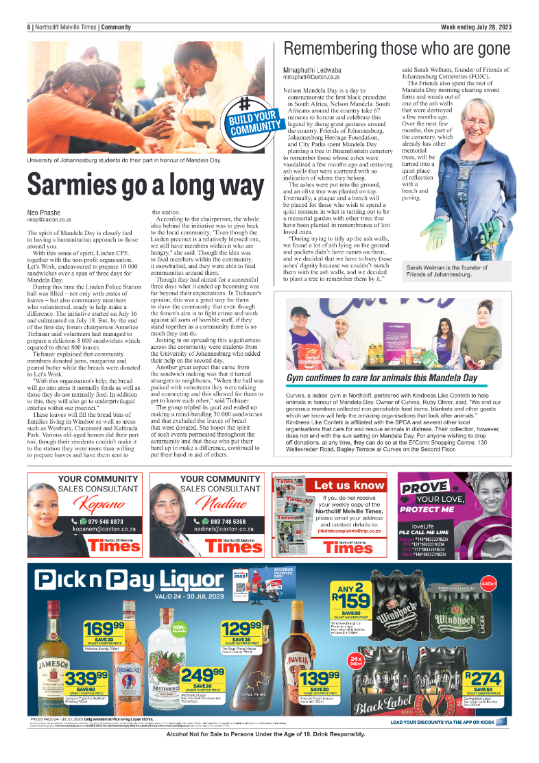 Northcliff Melville Times 24 July 2023 page 6