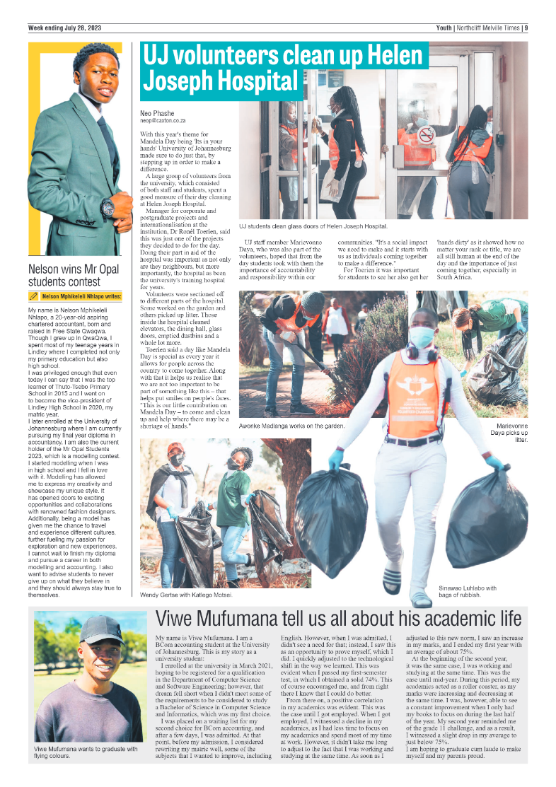 Northcliff Melville Times 24 July 2023 page 9