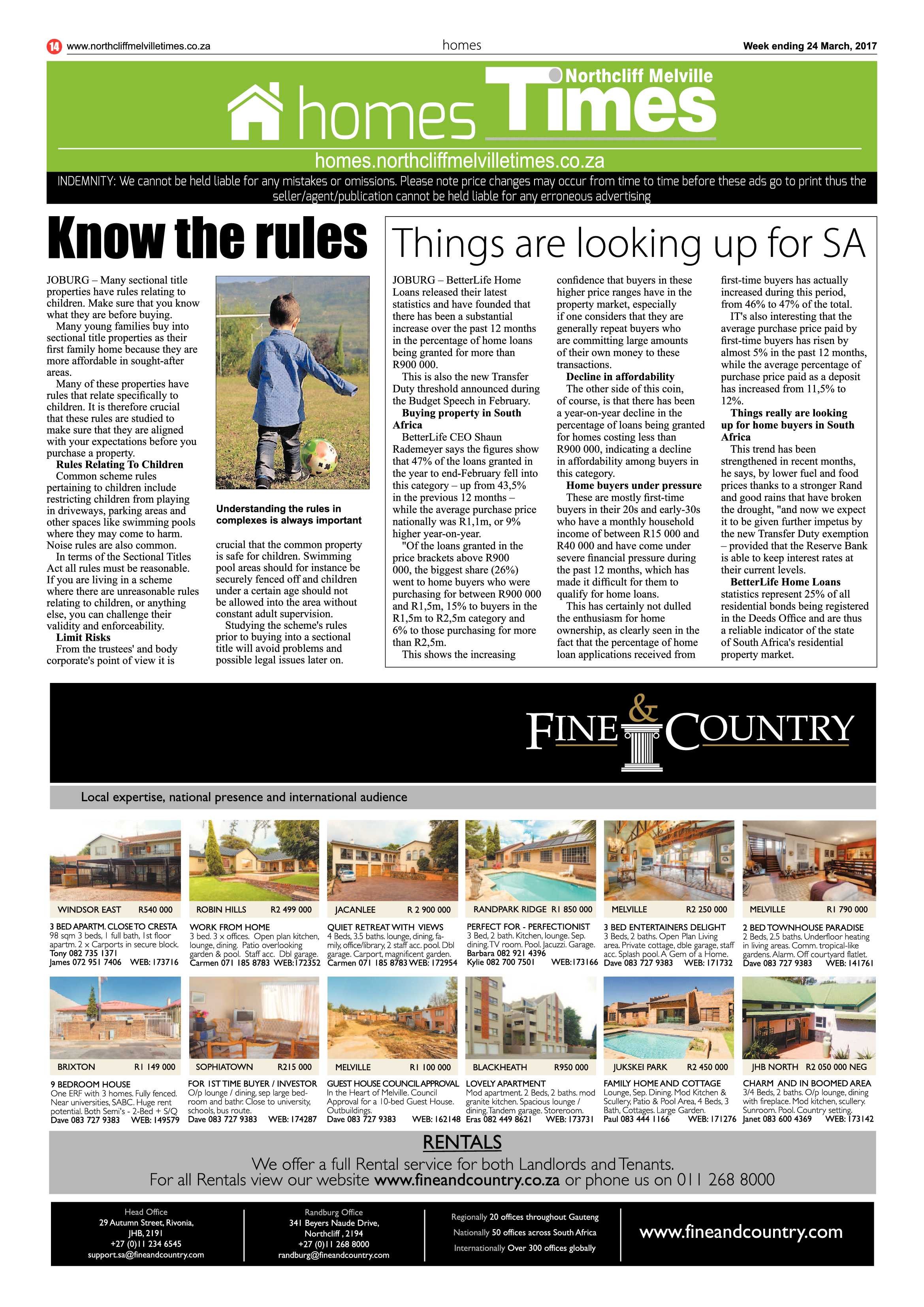 Northcliff Melville Times 24 March 2017 page 14