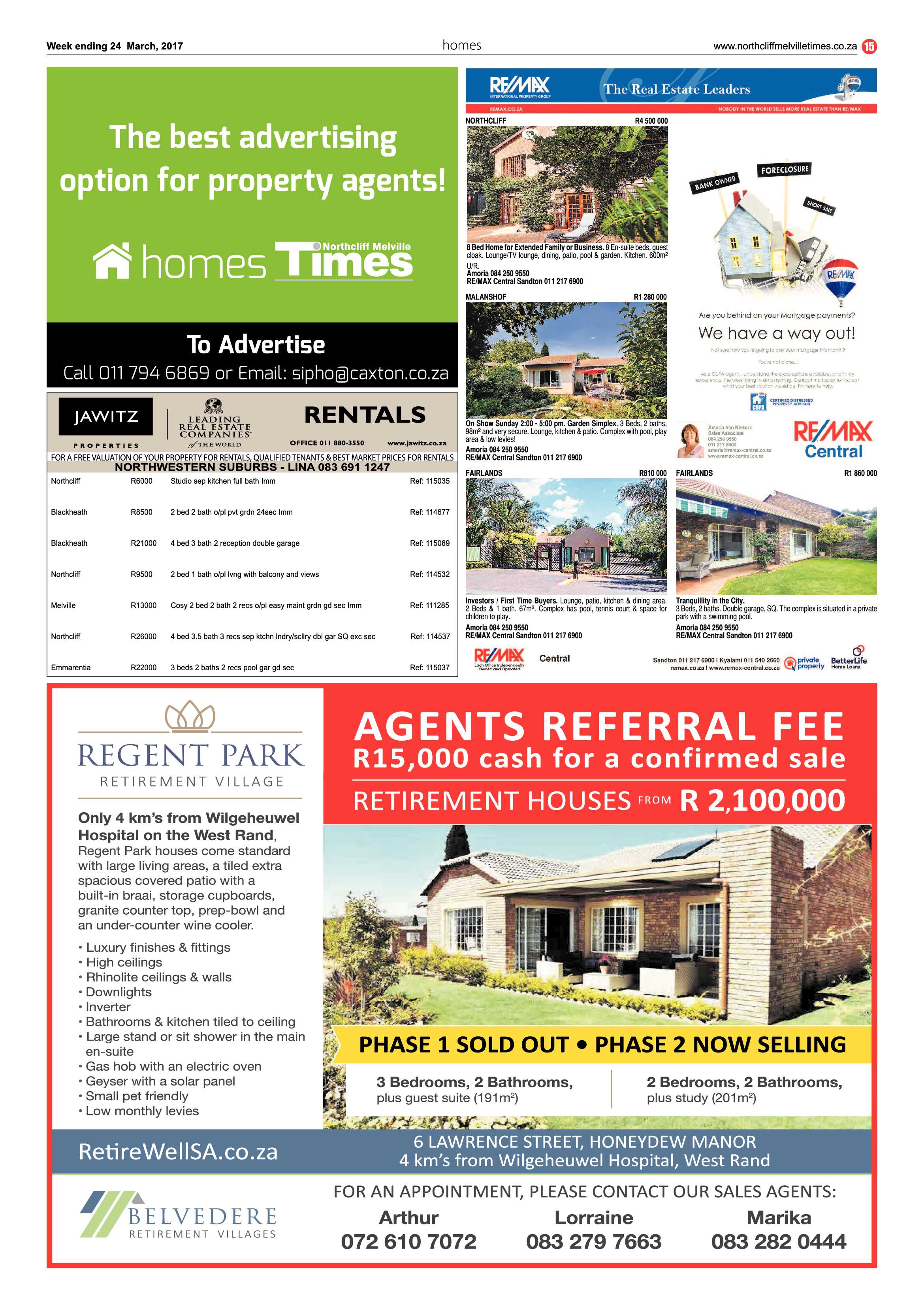 Northcliff Melville Times 24 March 2017 page 15