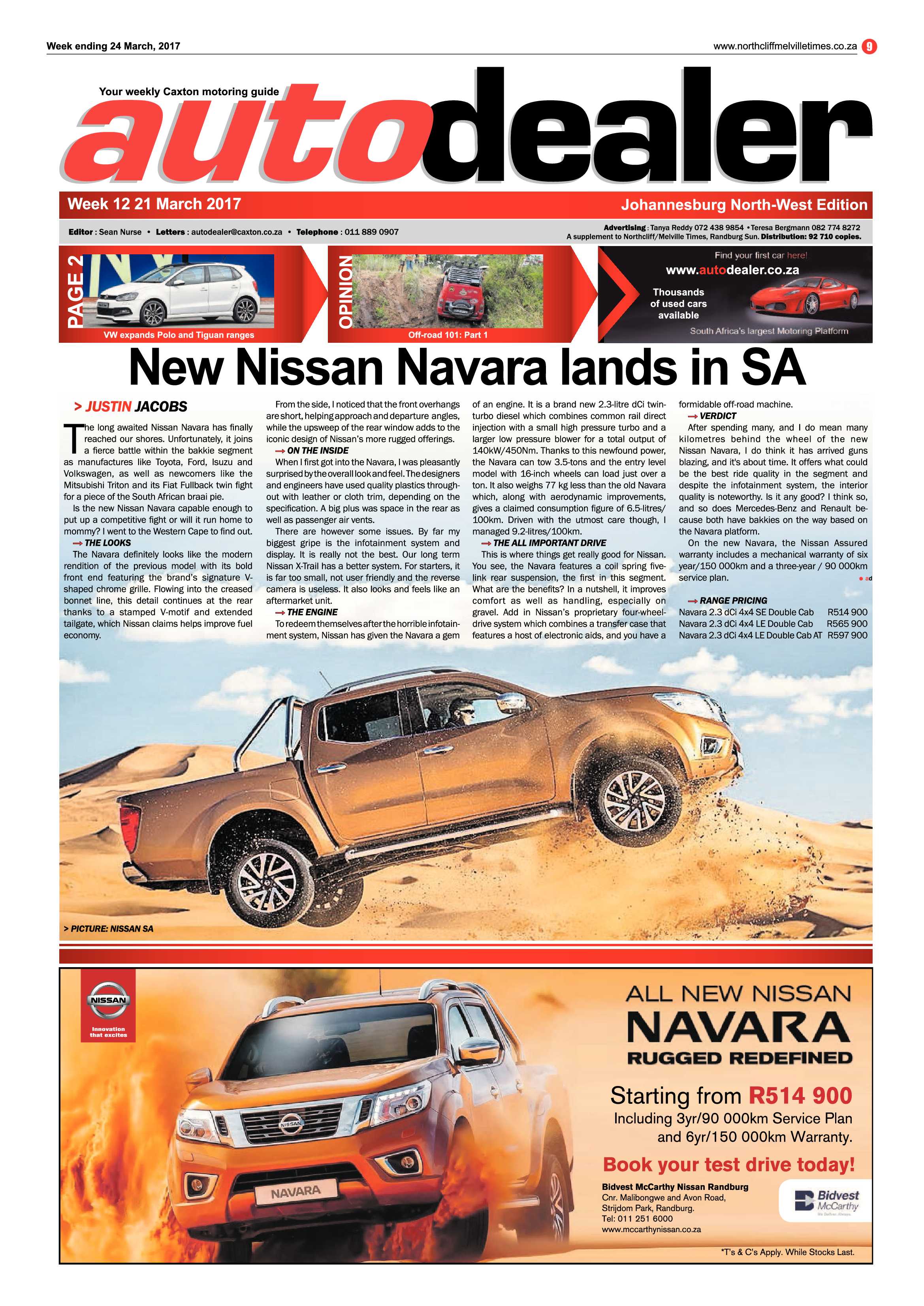 Northcliff Melville Times 24 March 2017 page 9