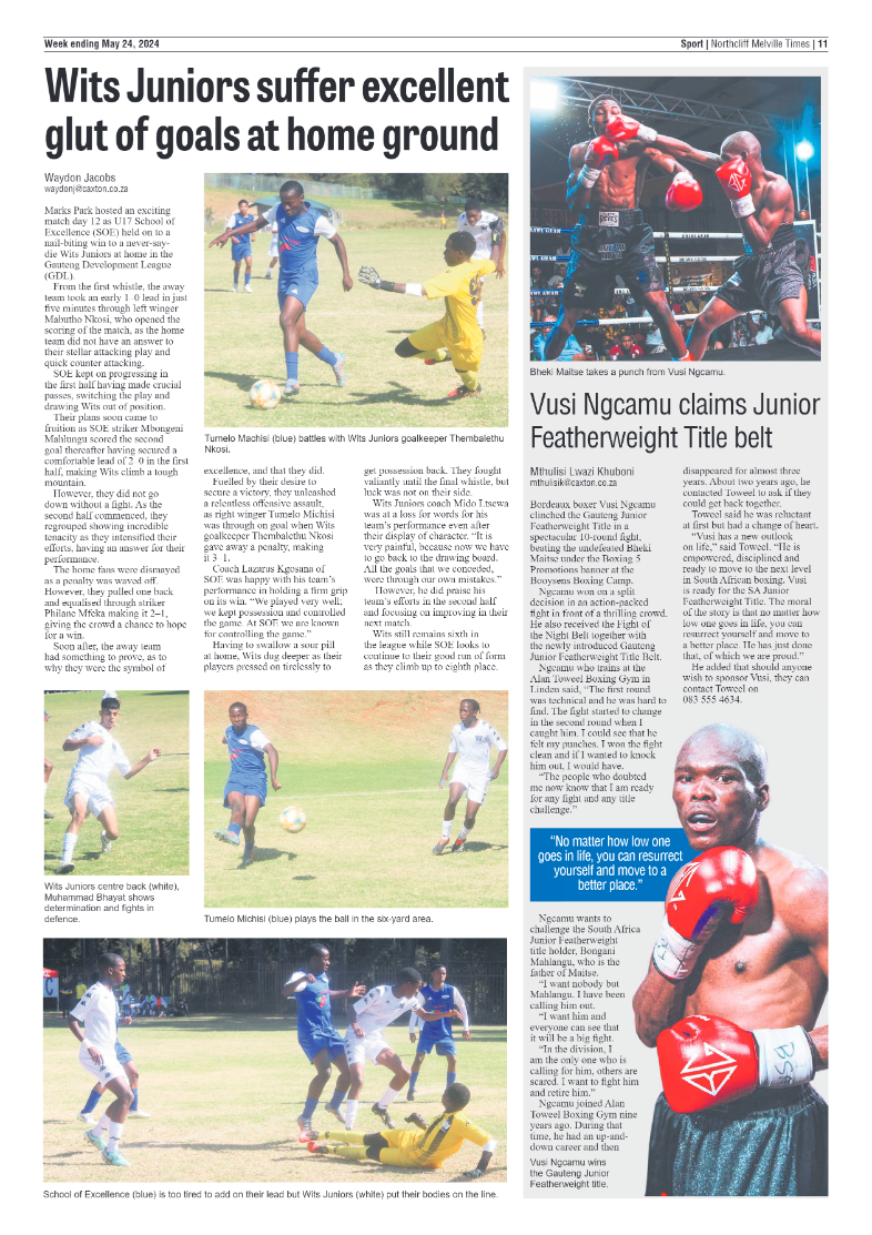 Northcliff Melville Times 24 May 2024 page 11