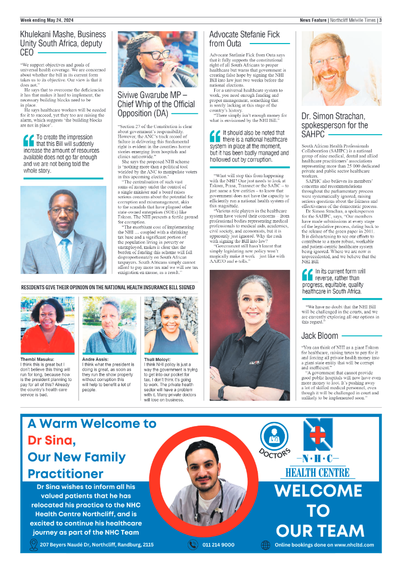 Northcliff Melville Times 24 May 2024 page 3