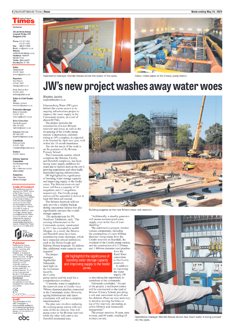 Northcliff Melville Times 24 May 2024 page 4