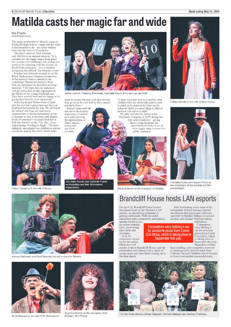 Northcliff Melville Times 24 May 2024 page 8