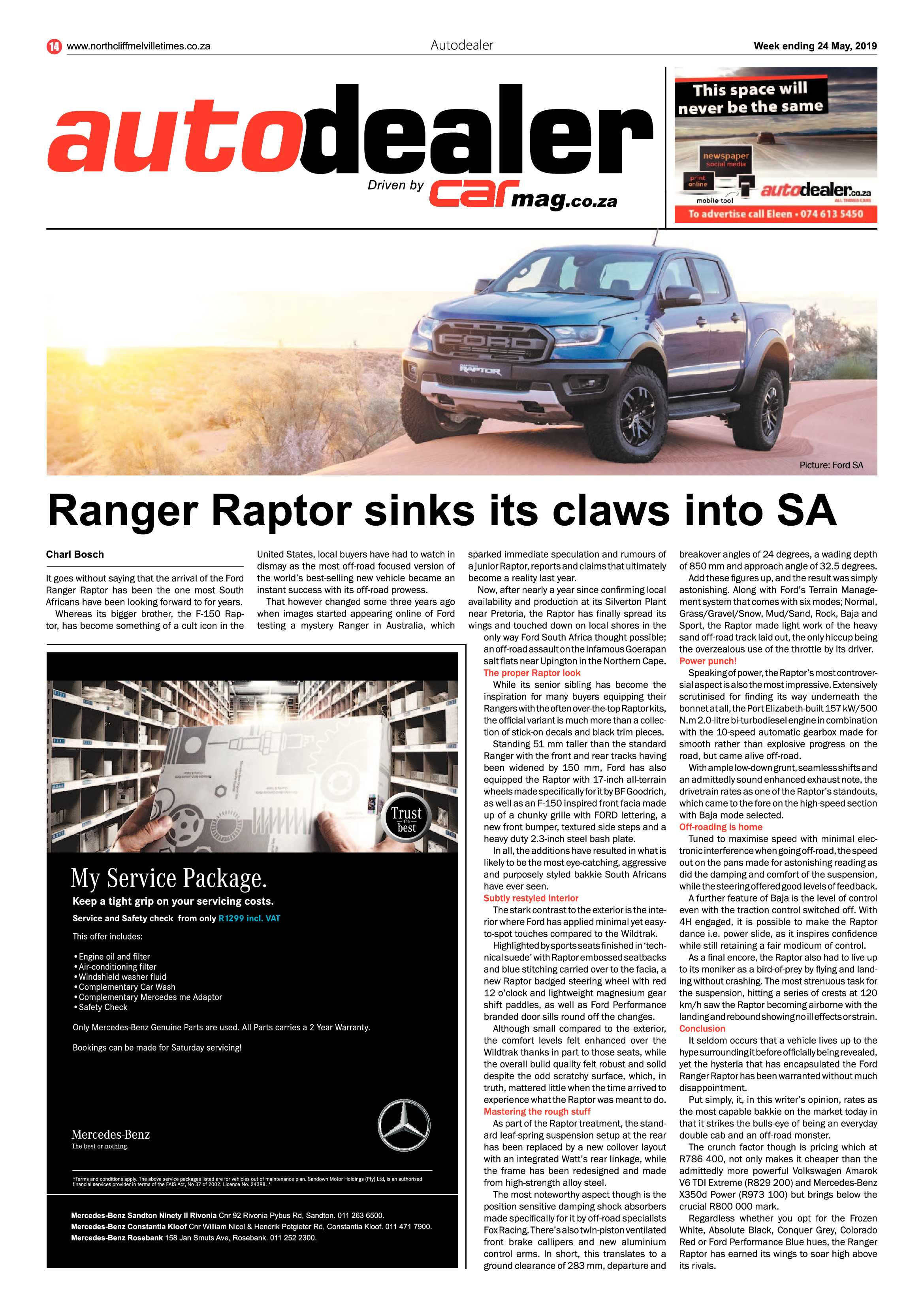 Northcliff Melville Times 24 May, 2019 page 14