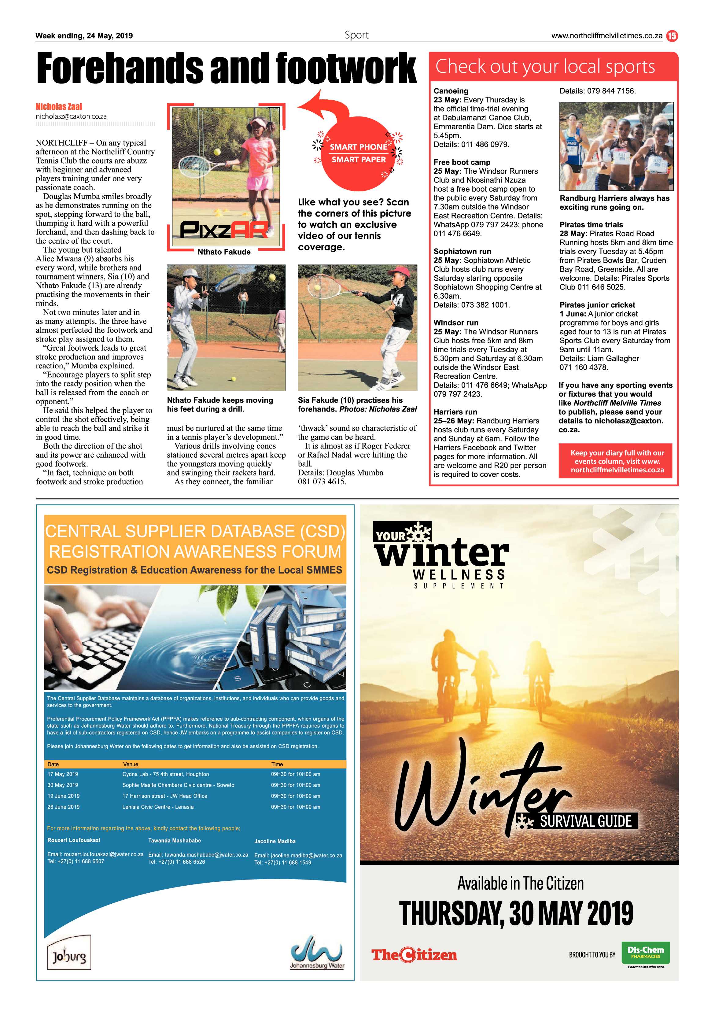 Northcliff Melville Times 24 May, 2019 page 15