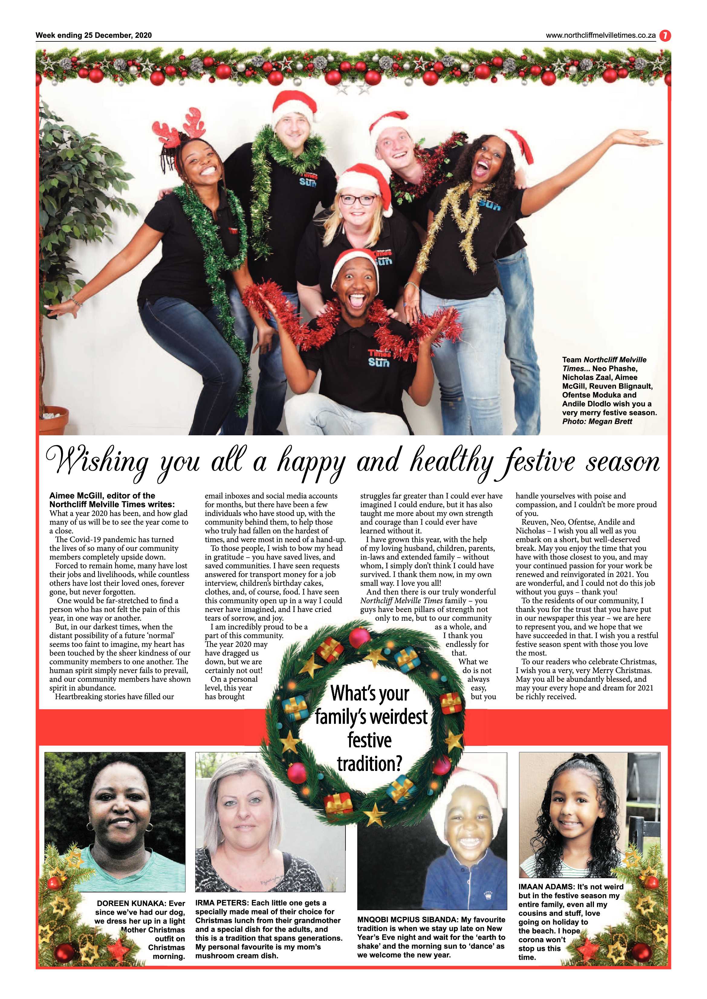 Northcliff Melville Times 25 December 2020 page 7