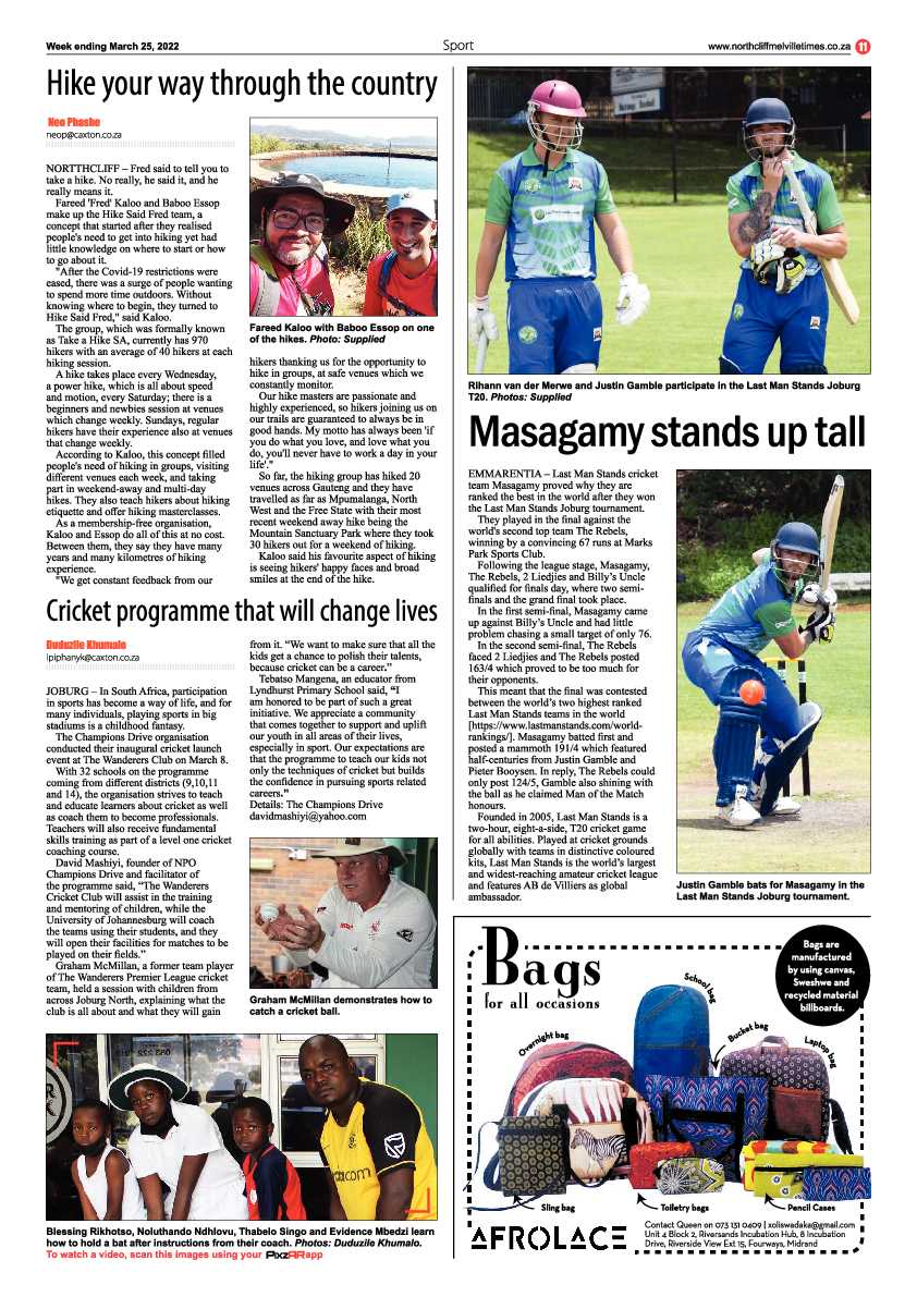Northcliff Melville Times 25 March 2022 page 11