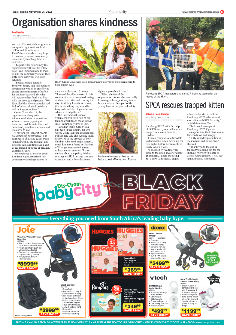 Northcliff Melville Times 25 Nov 2022 page 13