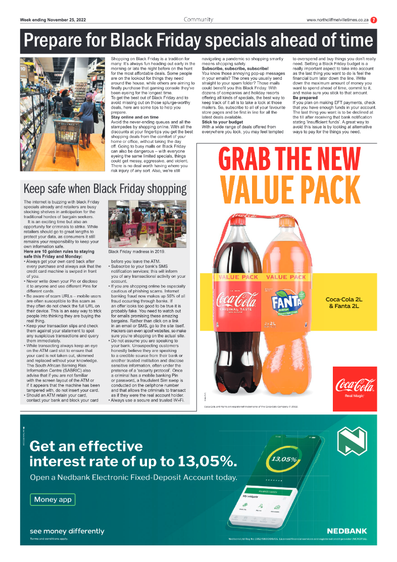 Northcliff Melville Times 25 Nov 2022 page 7