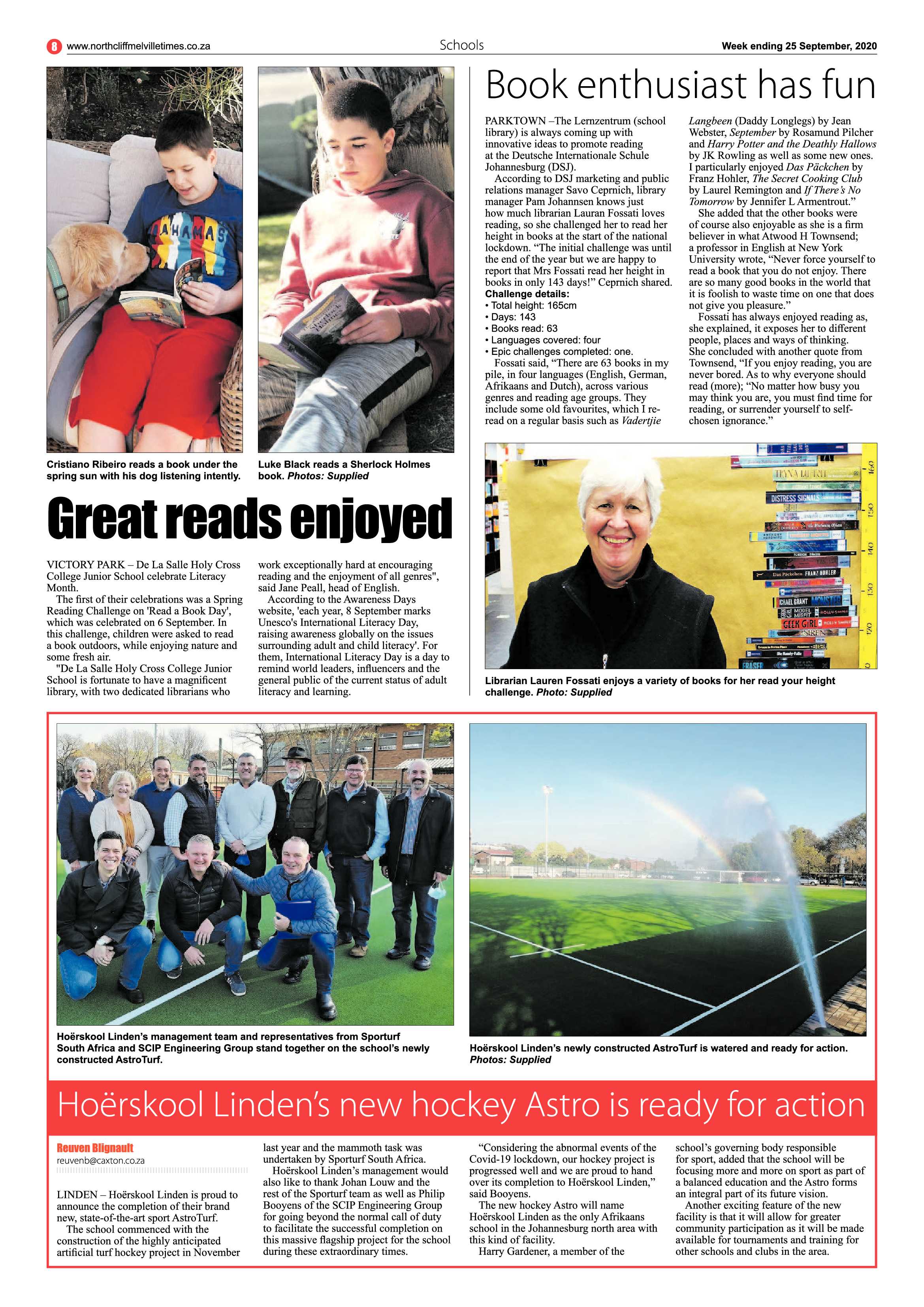 Northcliff Melville Times 25 September 2020 page 8