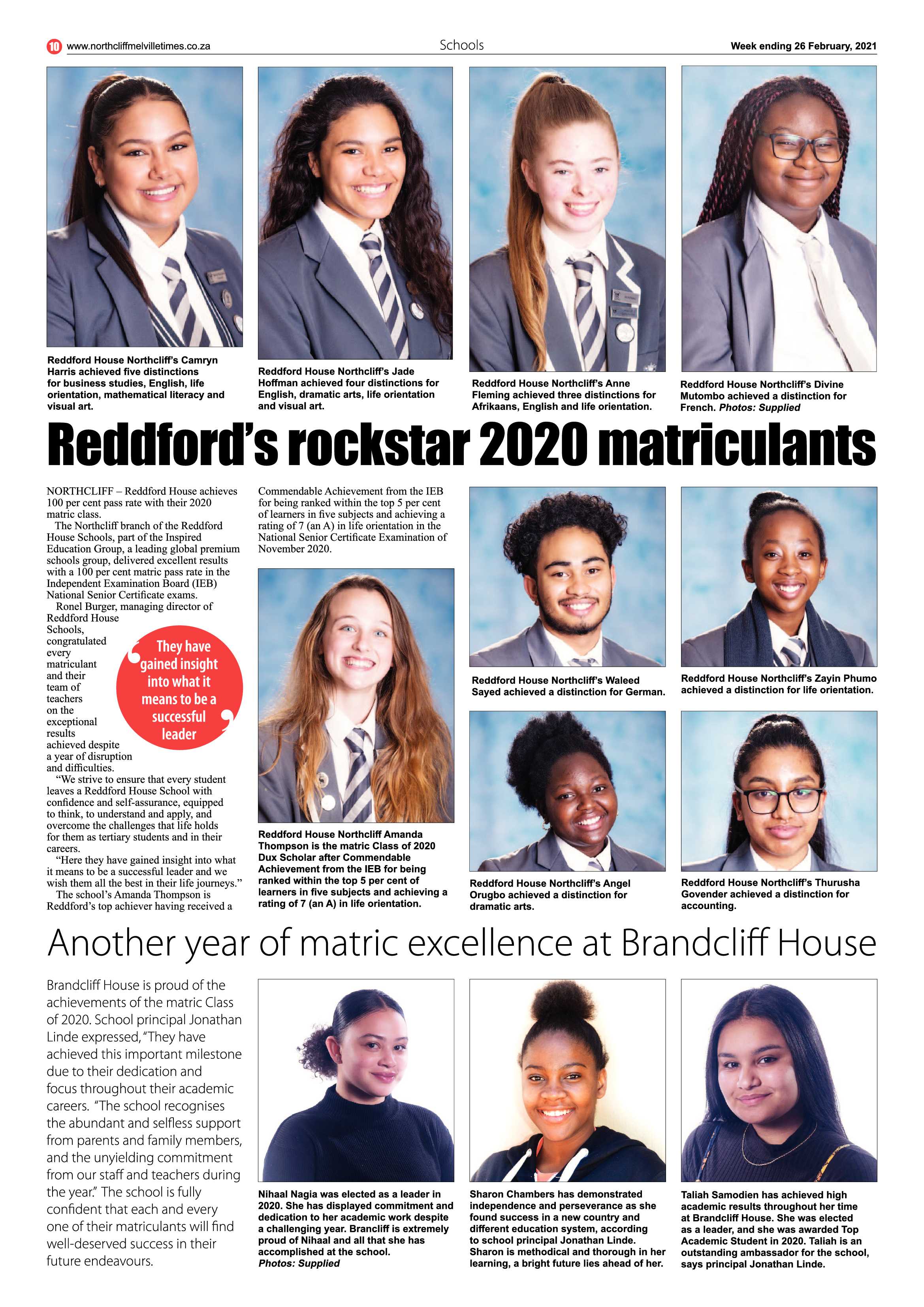 Northcliff Melville Times 26 February 2021 page 10