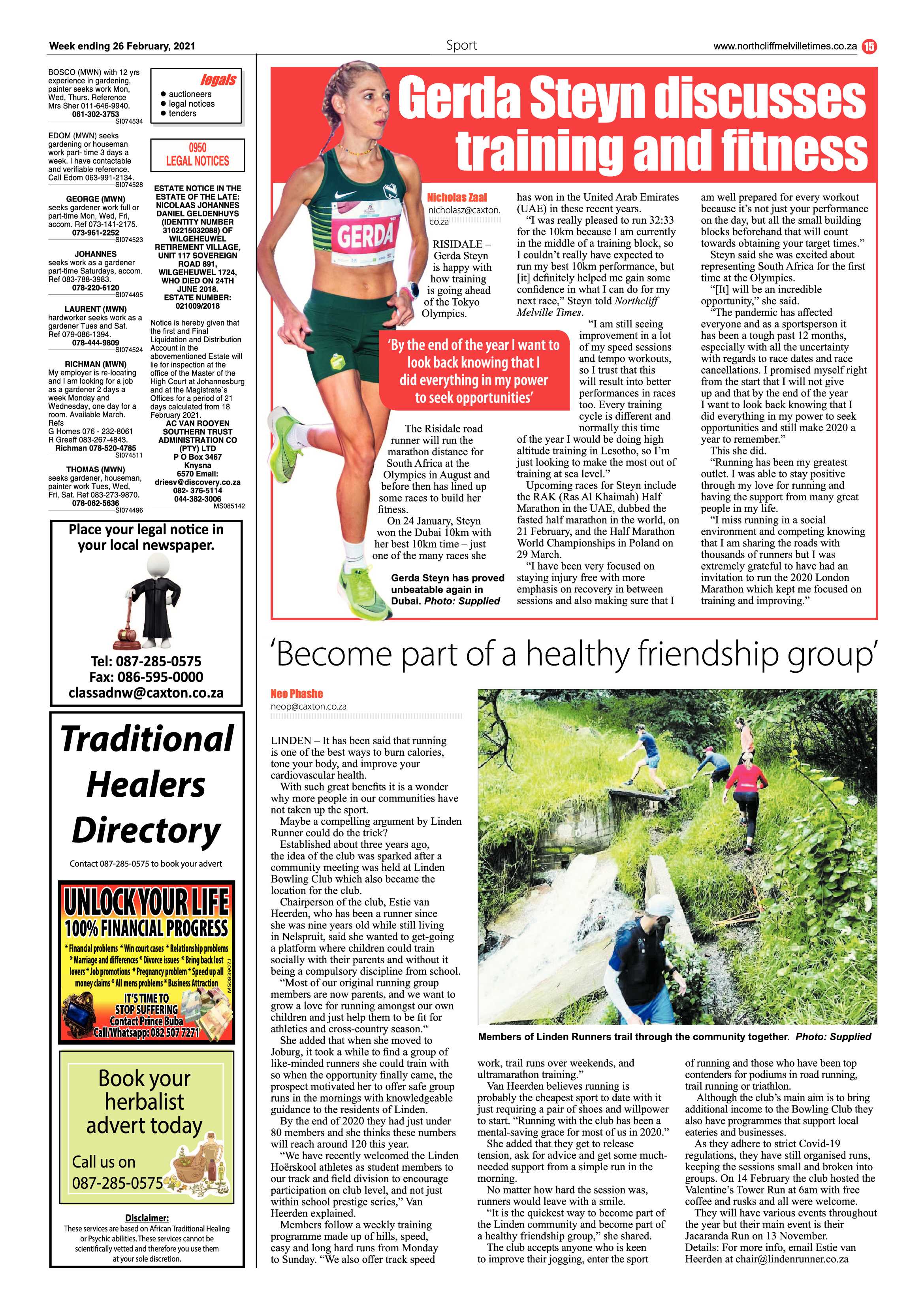 Northcliff Melville Times 26 February 2021 page 15
