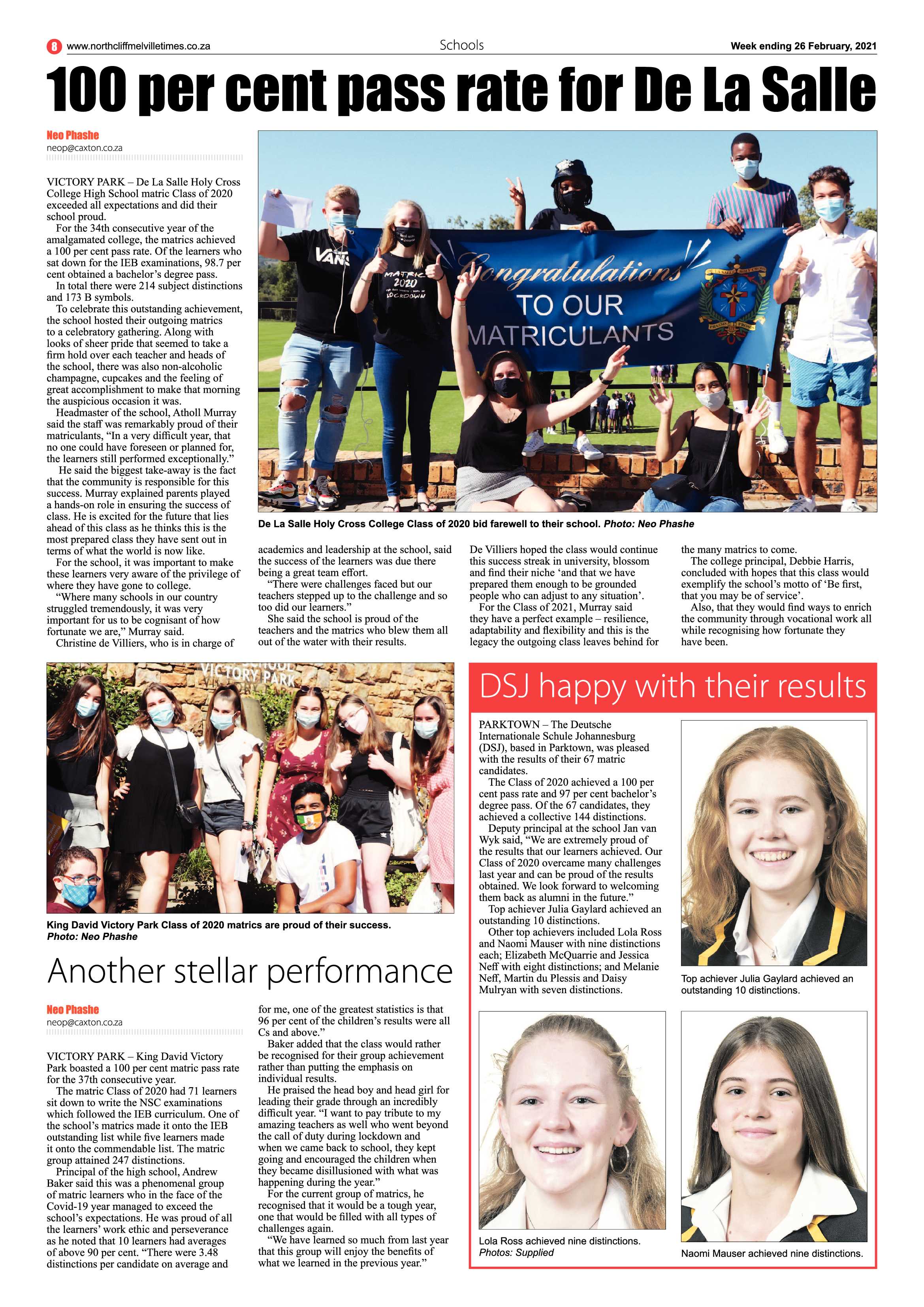 Northcliff Melville Times 26 February 2021 page 8