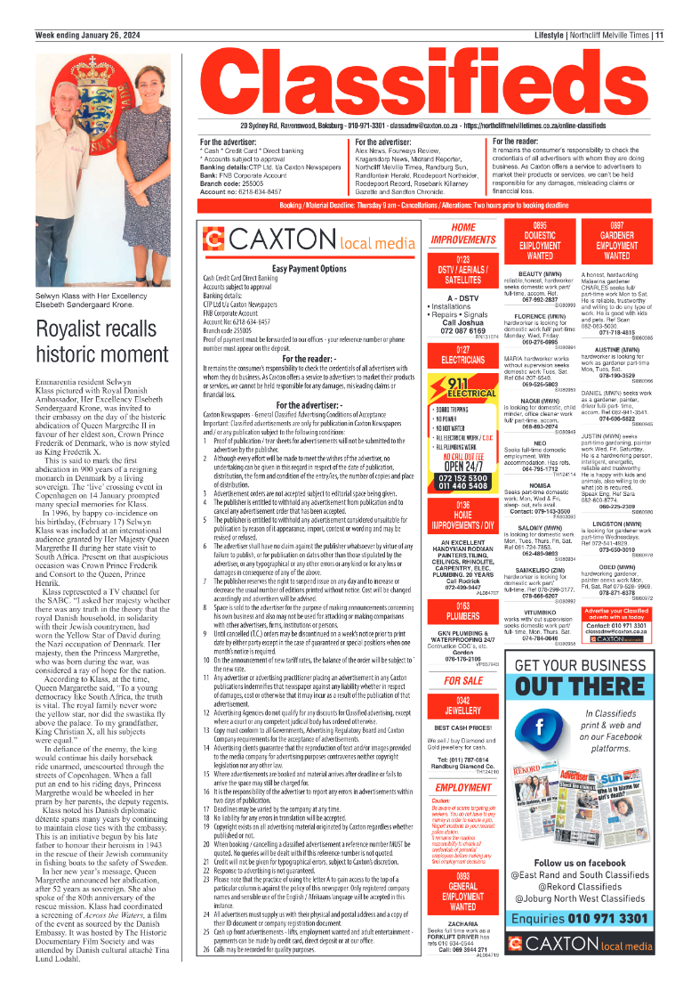 Northcliff Melville Times 26 January 2024 page 11
