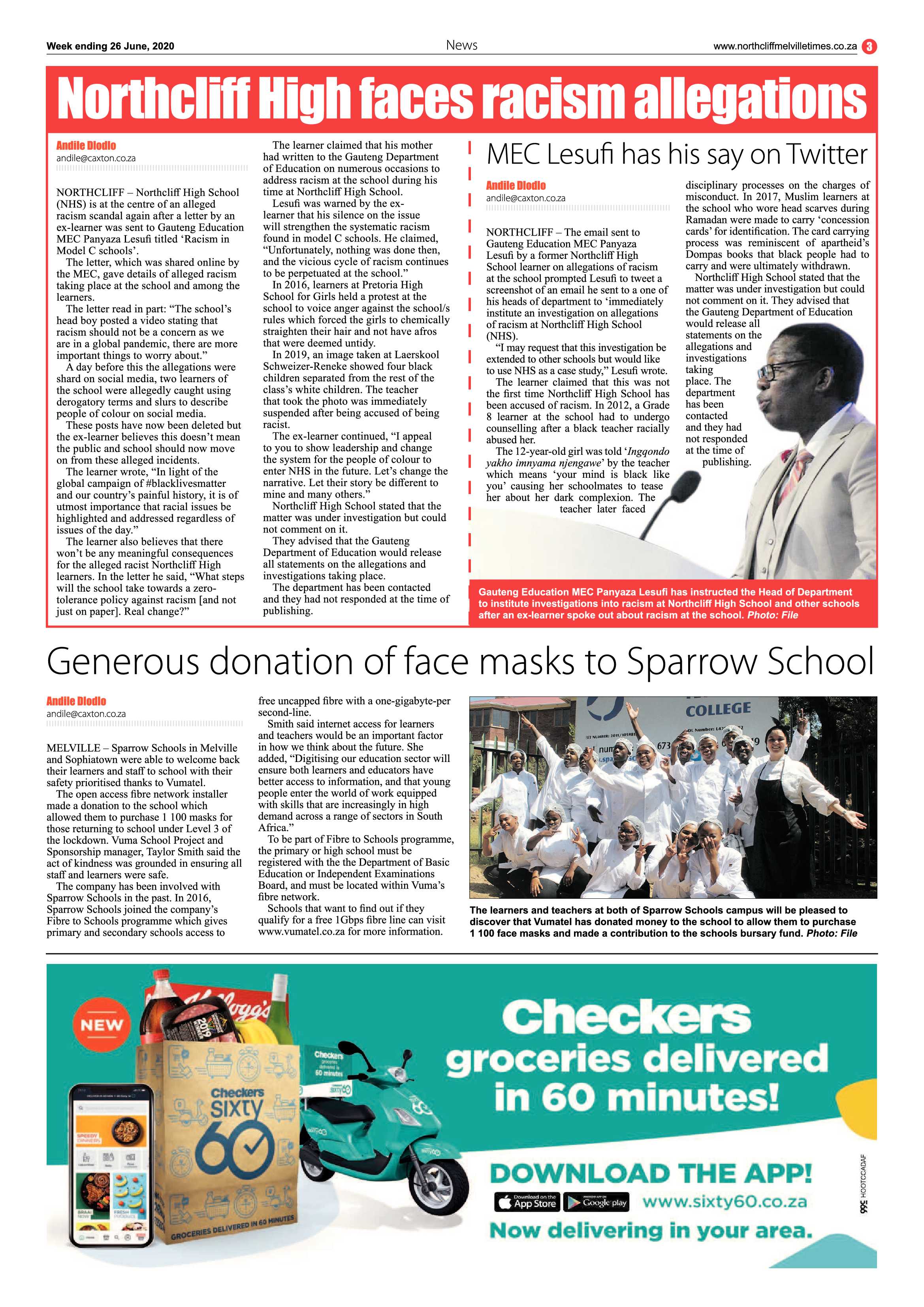 Northcliff Melville Times 26 June 2020 page 3