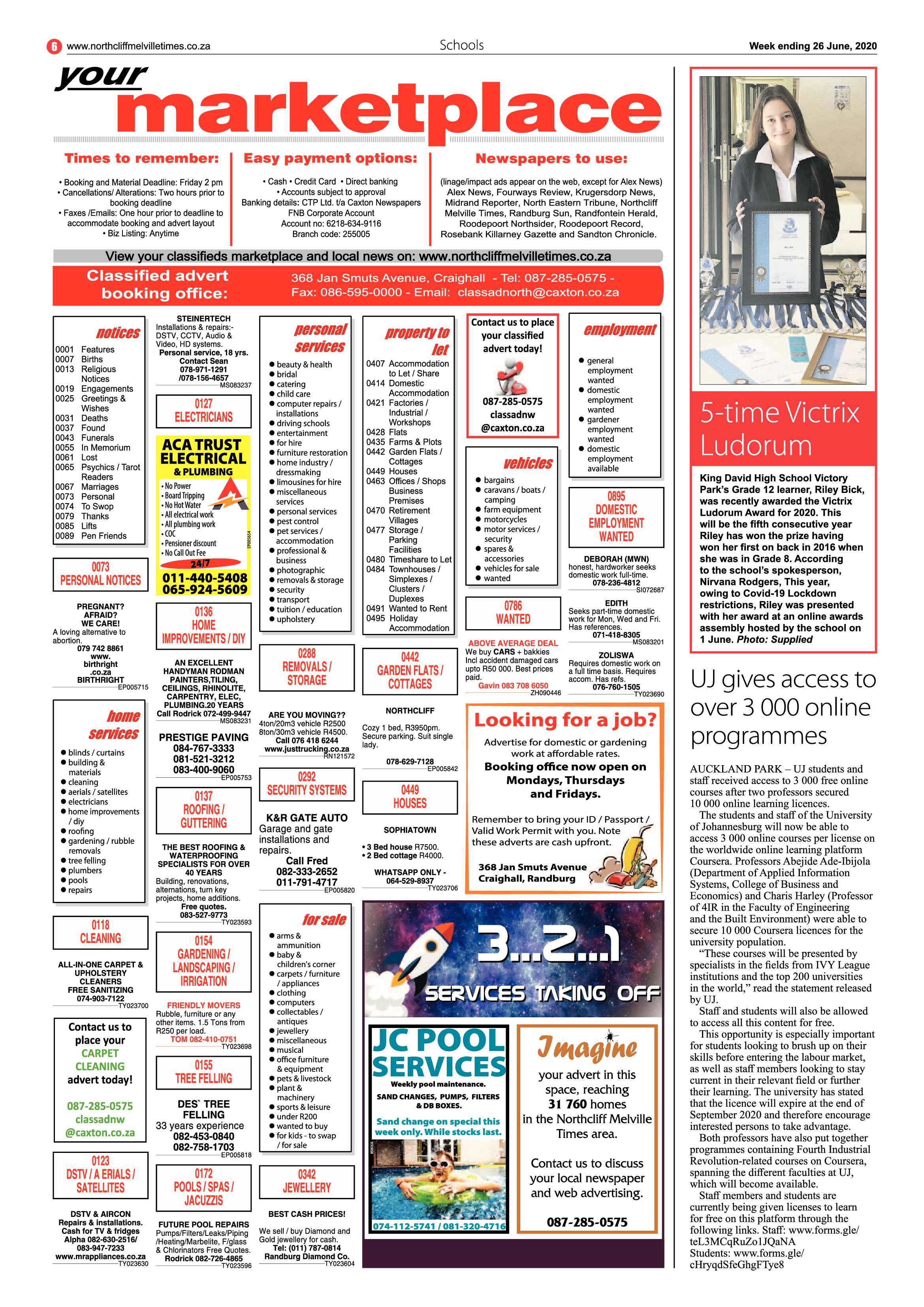 Northcliff Melville Times 26 June 2020 page 6