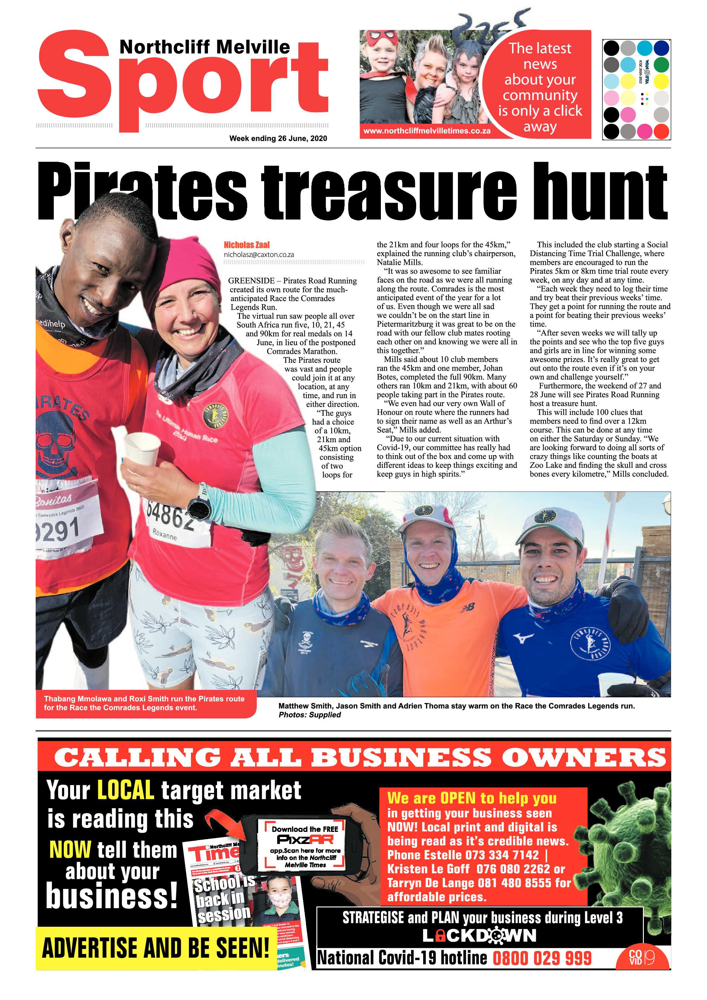 Northcliff Melville Times 26 June 2020 page 8