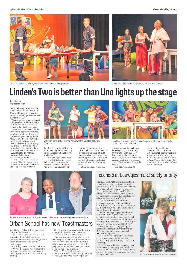Northcliff Melville Times 26 May 2023 page 8