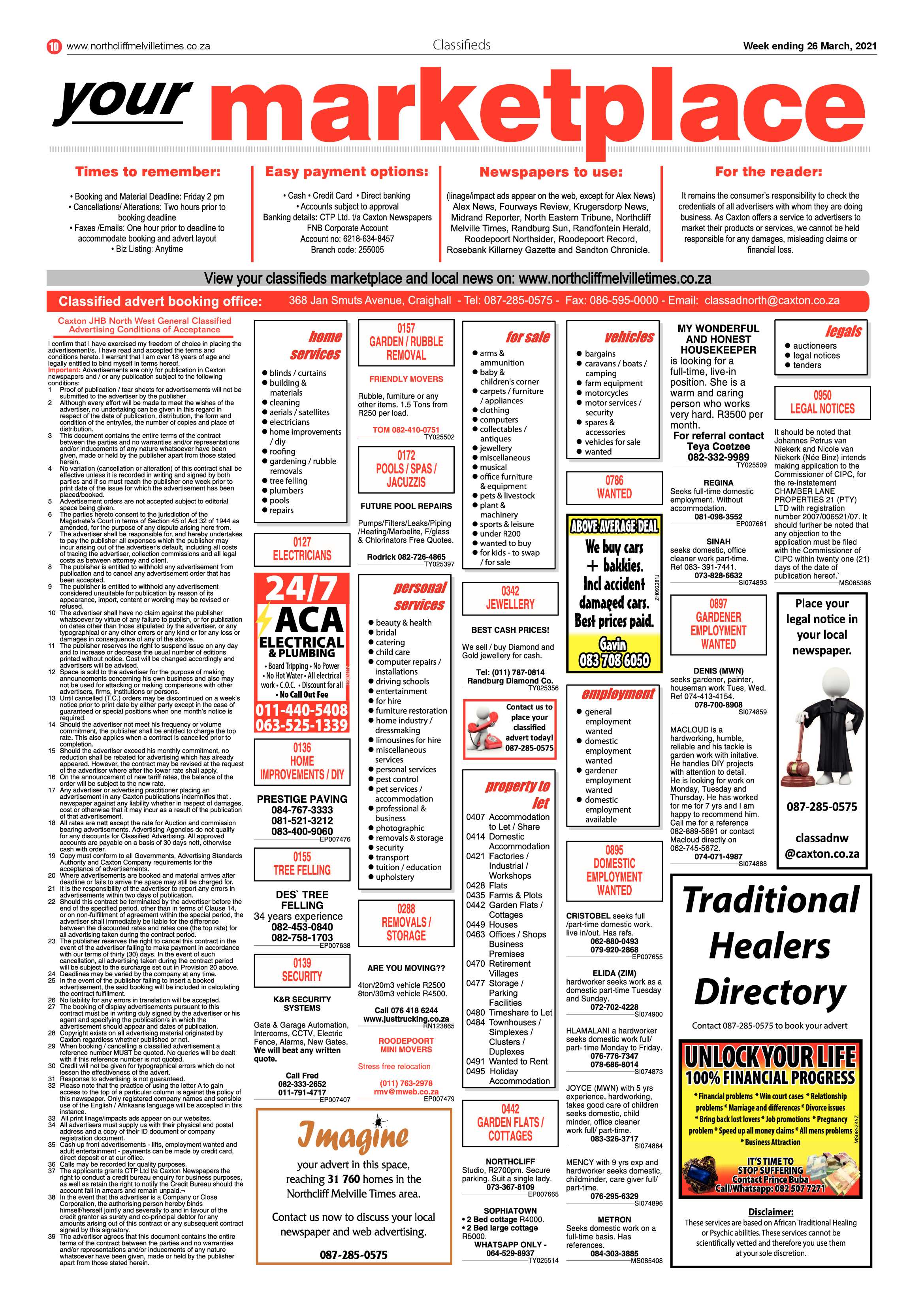 Northcliff Melville Times 26 March 2021 page 10
