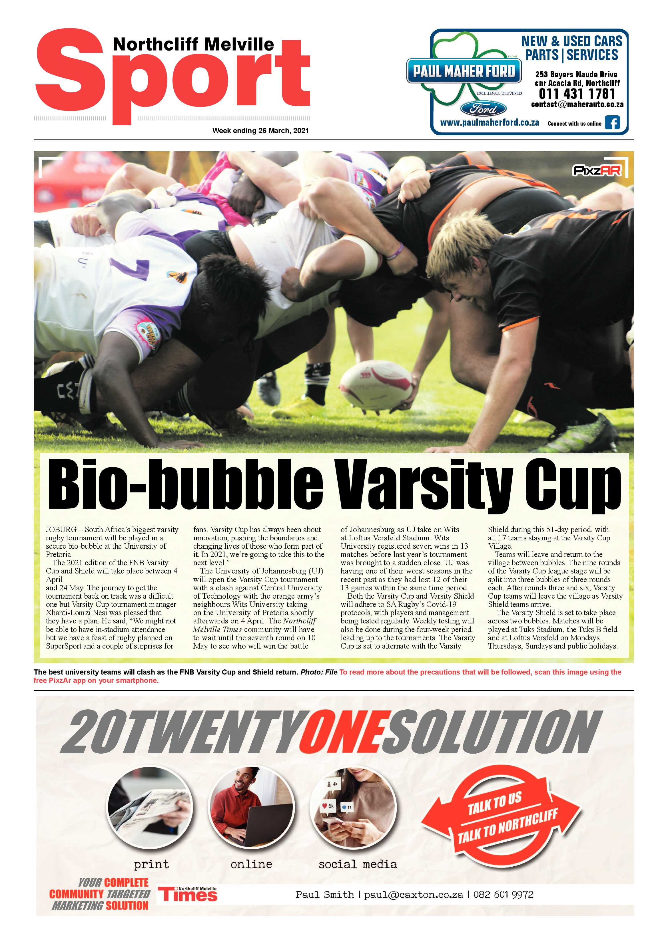 Northcliff Melville Times 26 March 2021 page 12