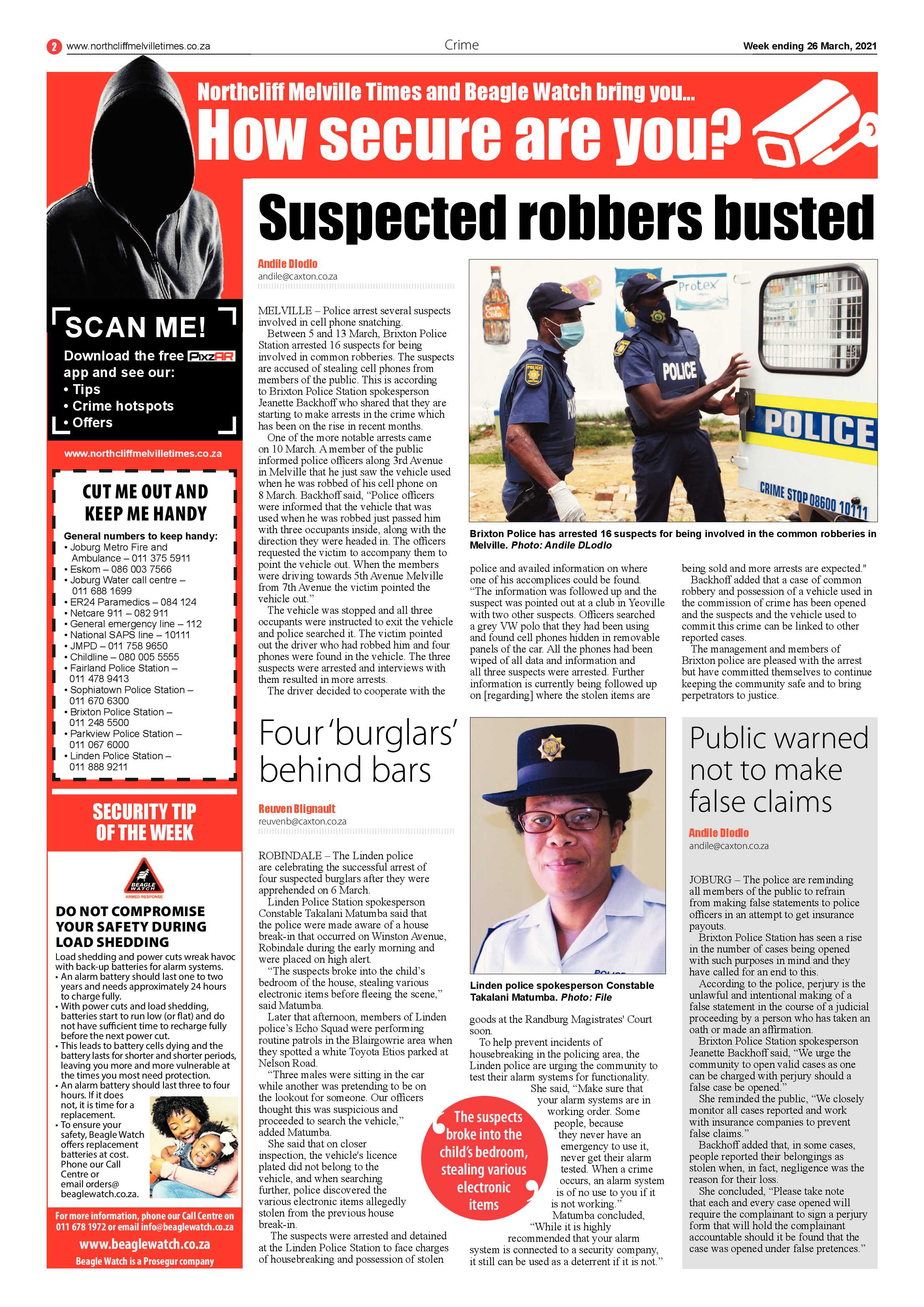 Northcliff Melville Times 26 March 2021 page 2