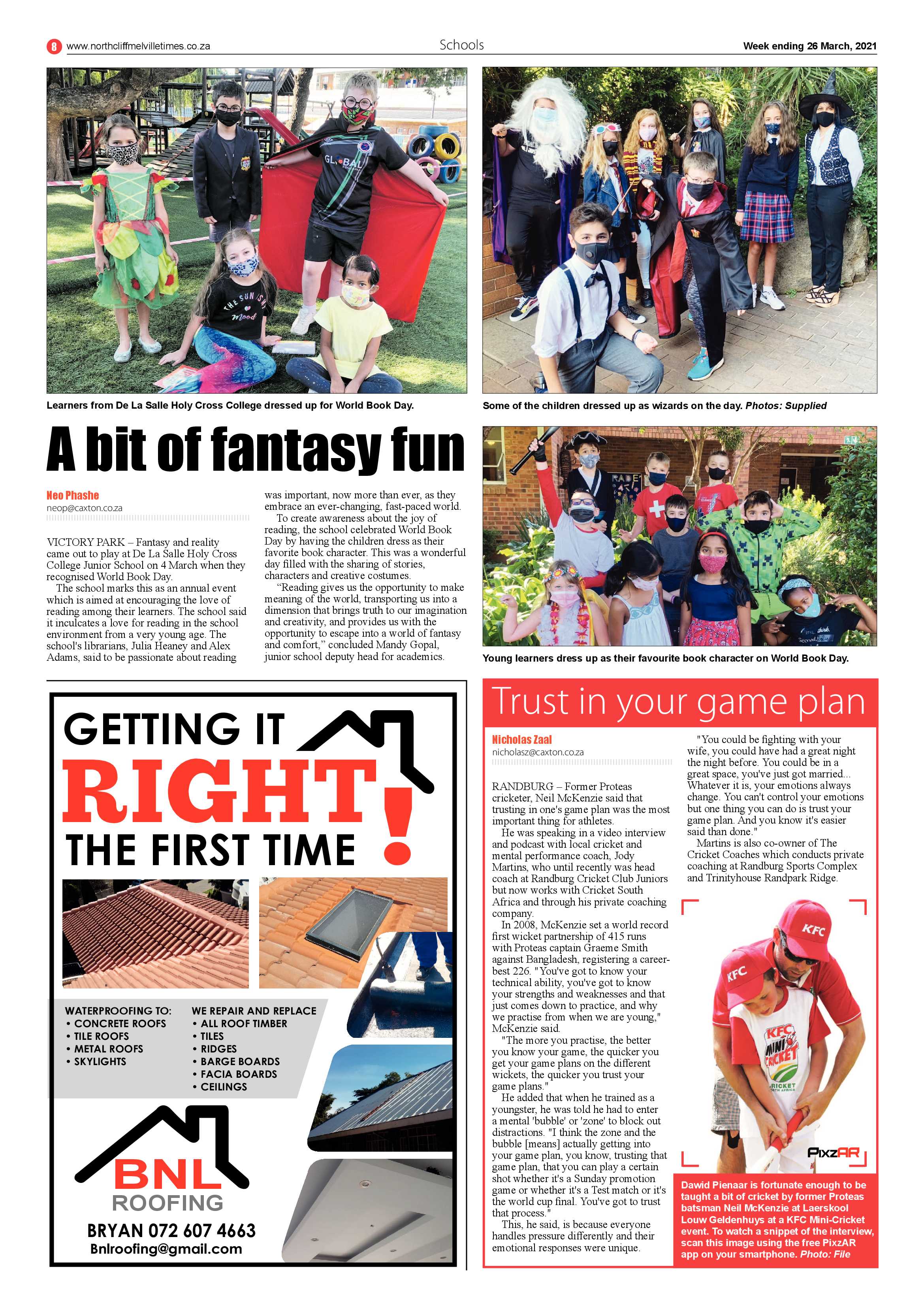 Northcliff Melville Times 26 March 2021 page 8
