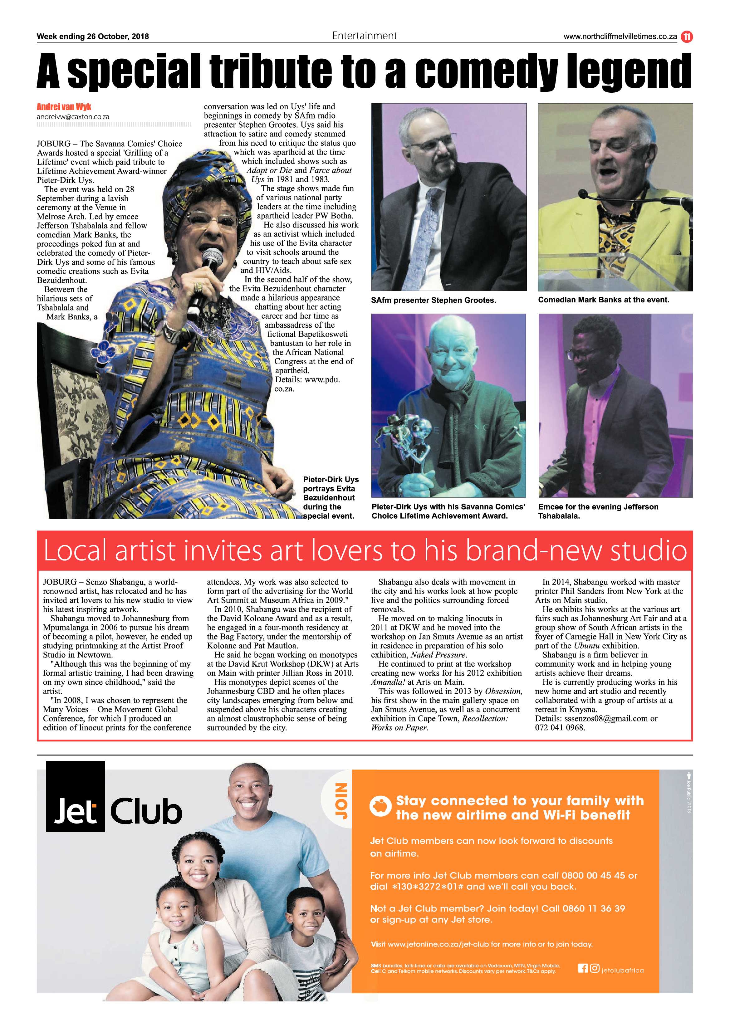 Northcliff Melville Times 26 October 2018 page 11