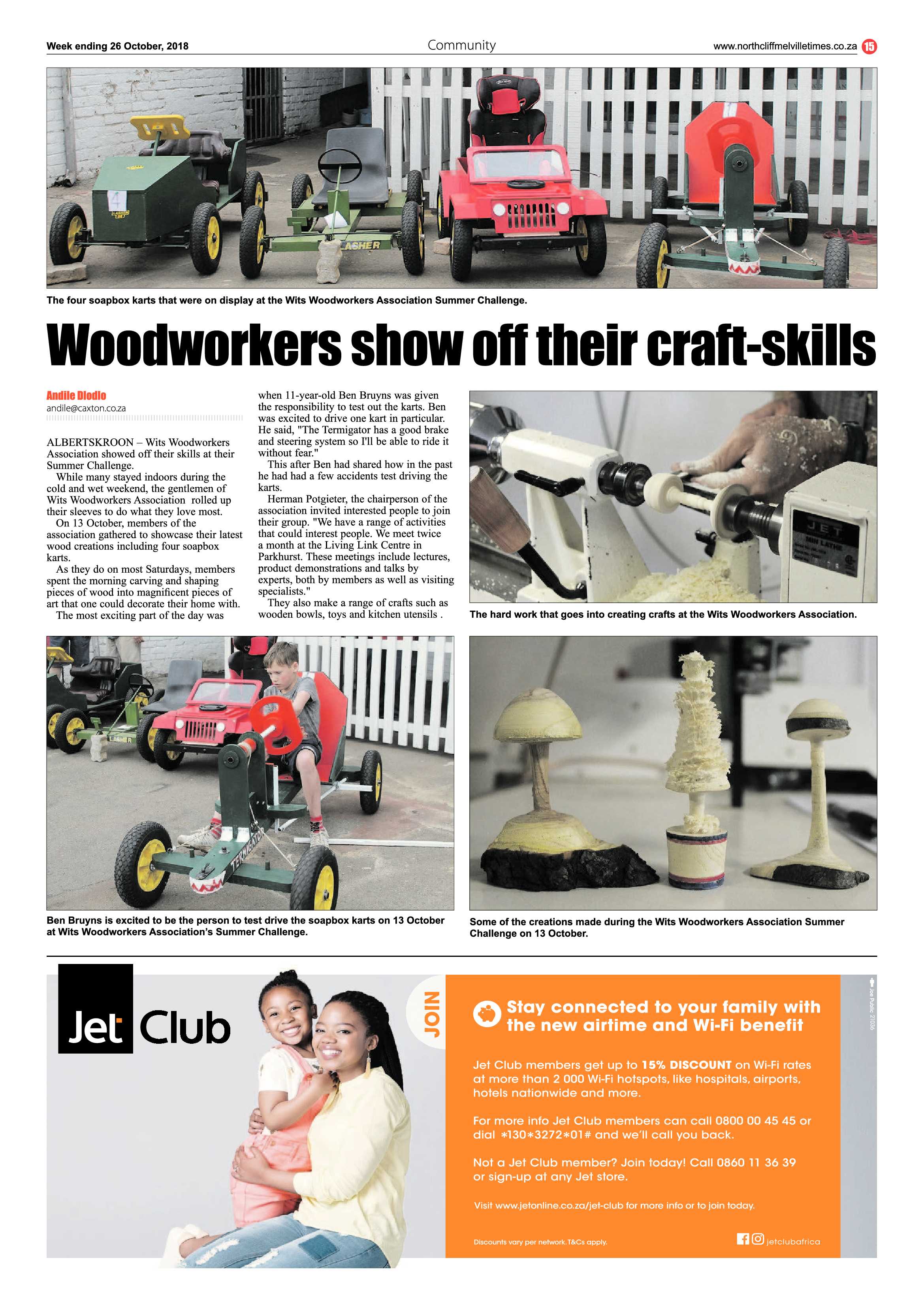 Northcliff Melville Times 26 October 2018 page 15
