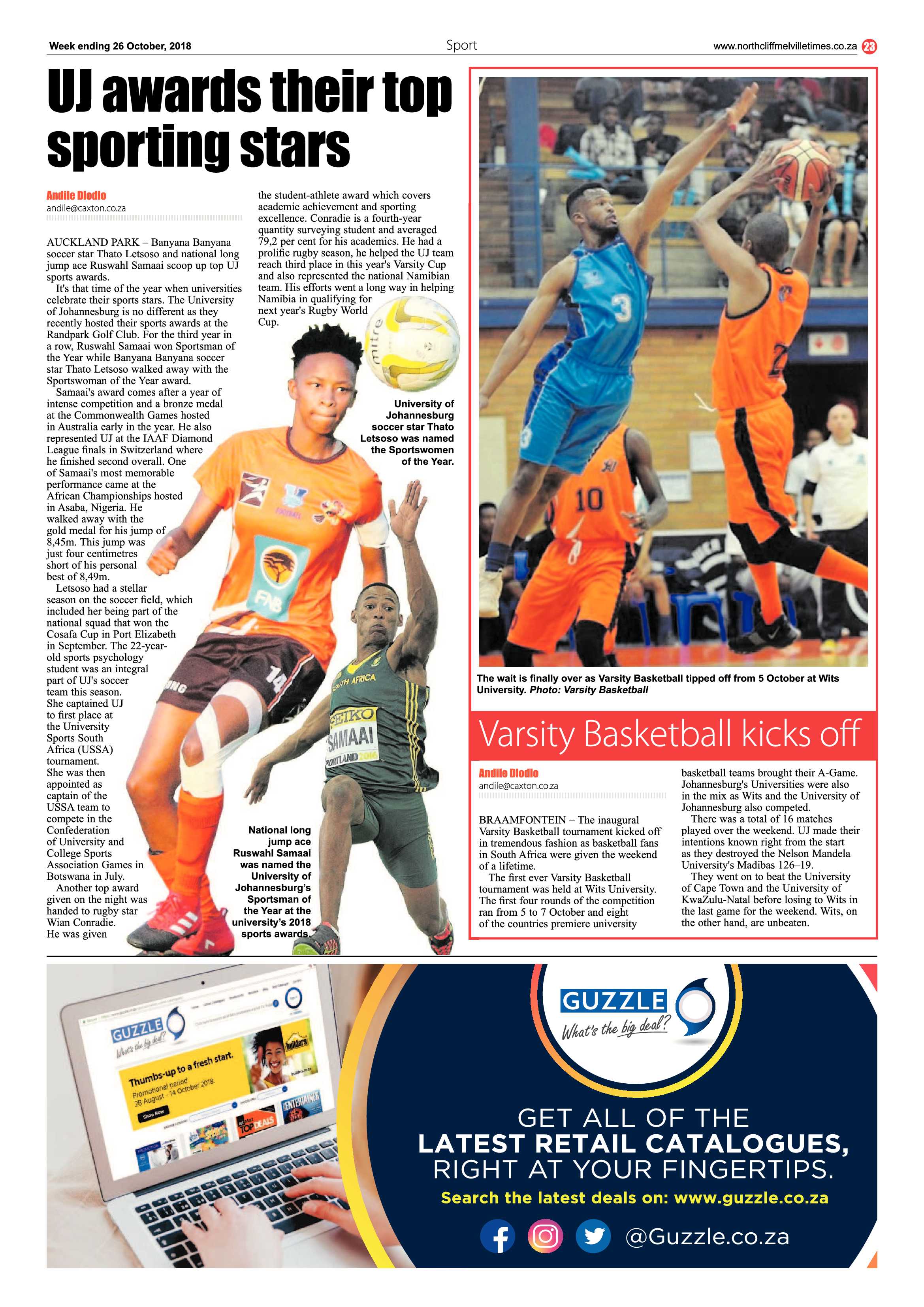 Northcliff Melville Times 26 October 2018 page 23