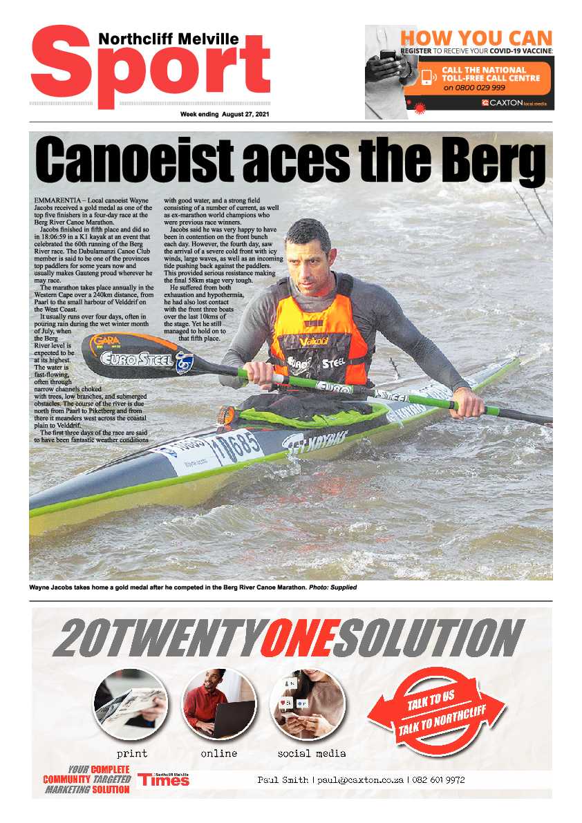 Northcliff Melville Times  27 August 2021 page 12