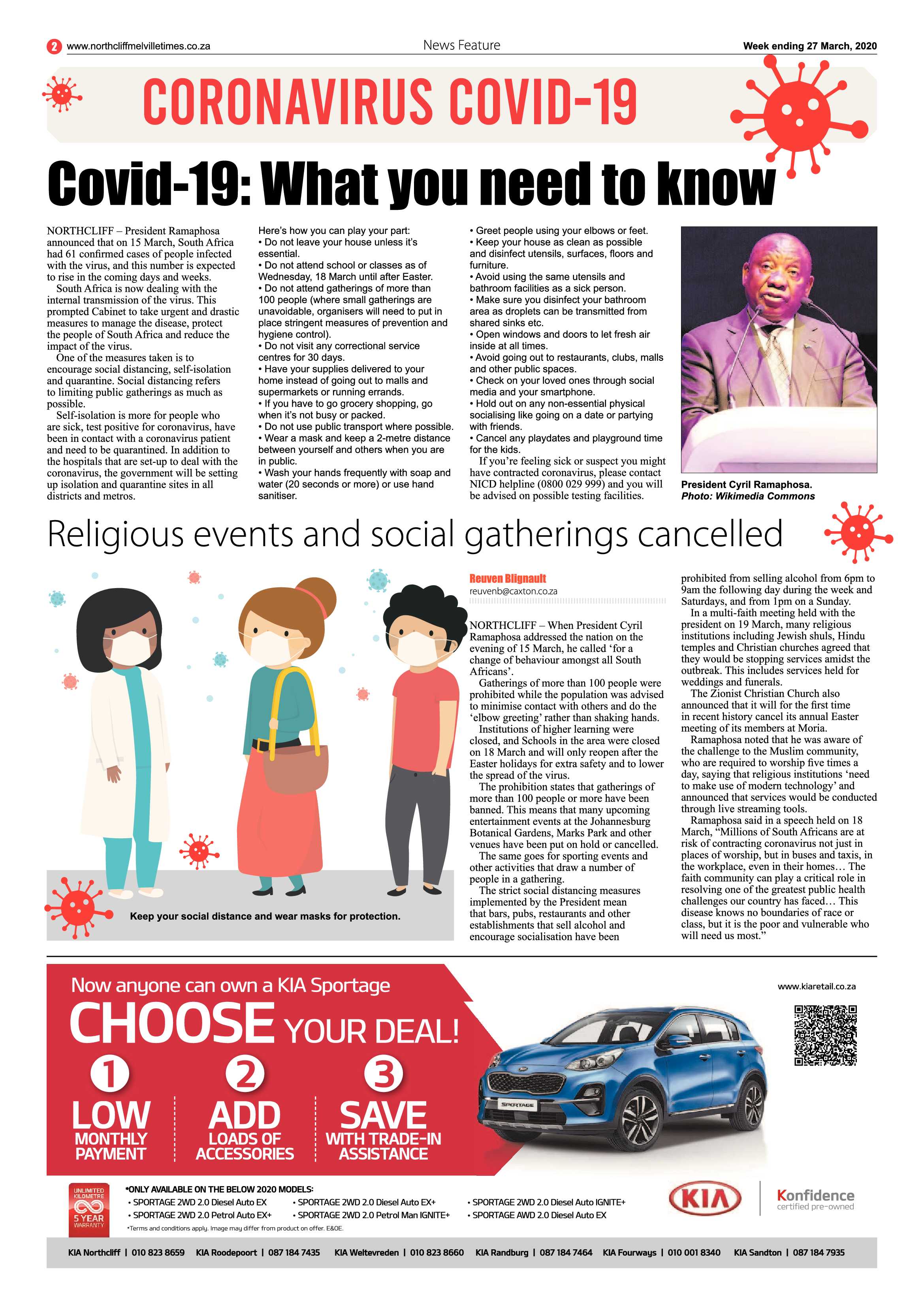 Northcliff Melville Times 27 March 2020 page 2