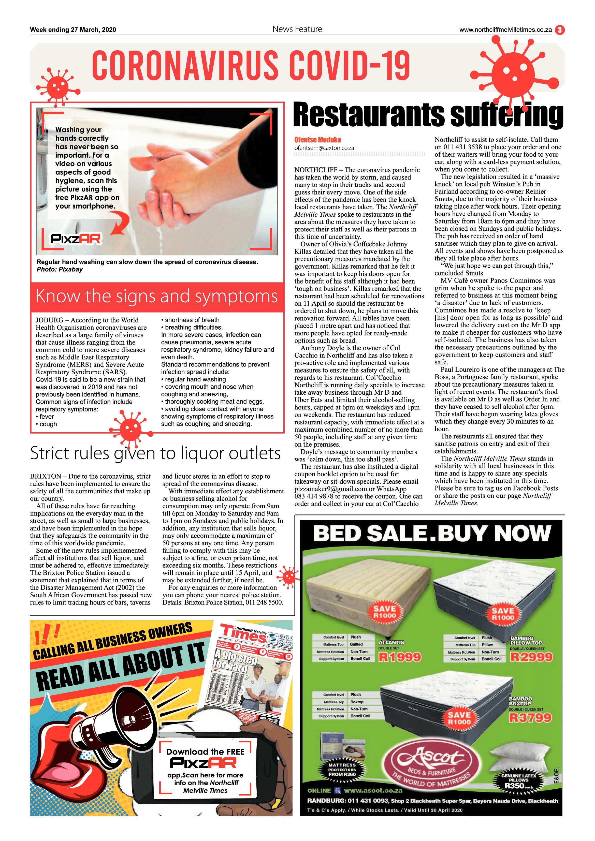 Northcliff Melville Times 27 March 2020 page 3