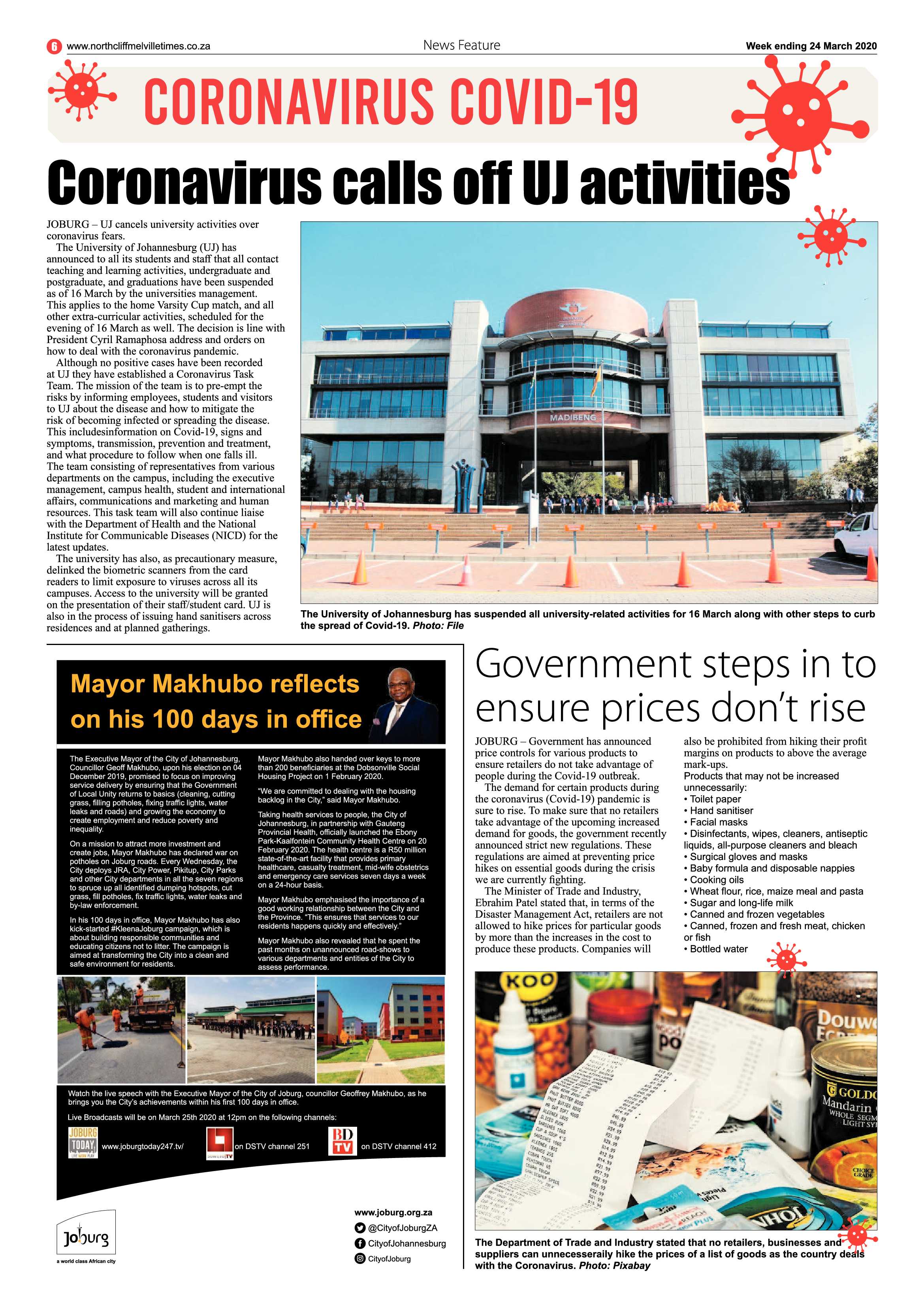 Northcliff Melville Times 27 March 2020 page 6