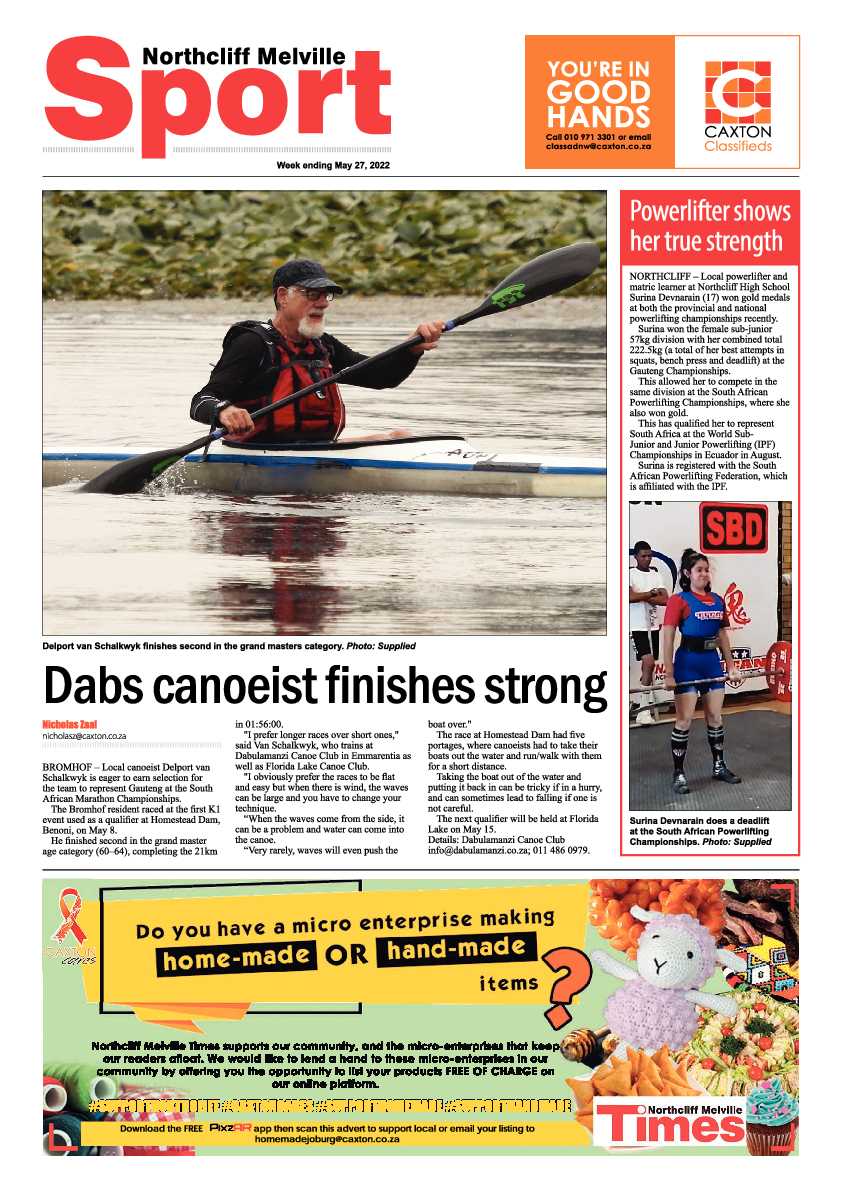 Northcliff Melville Times 27 May 2022 page 12
