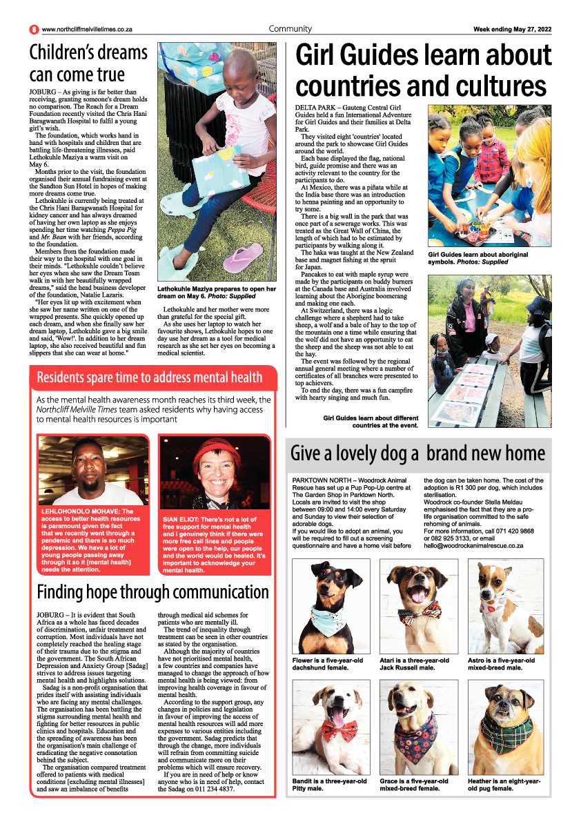 Northcliff Melville Times 27 May 2022 page 6
