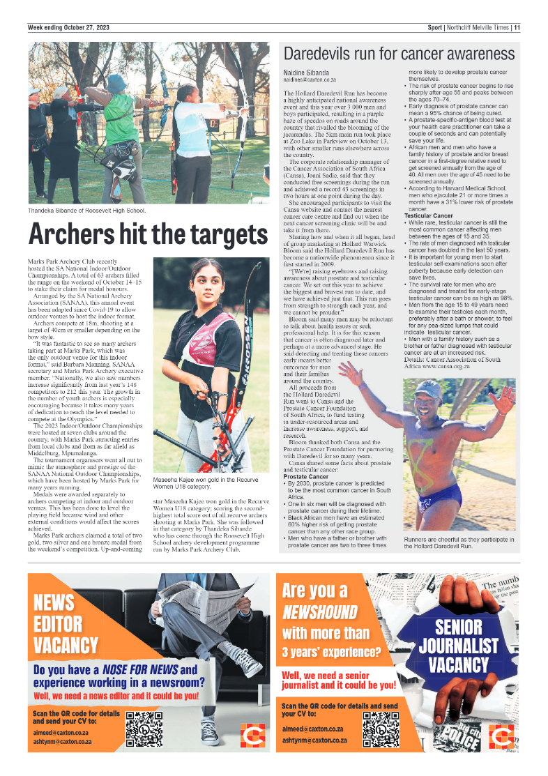 Northcliff Melville Times 27 October 2023 page 11
