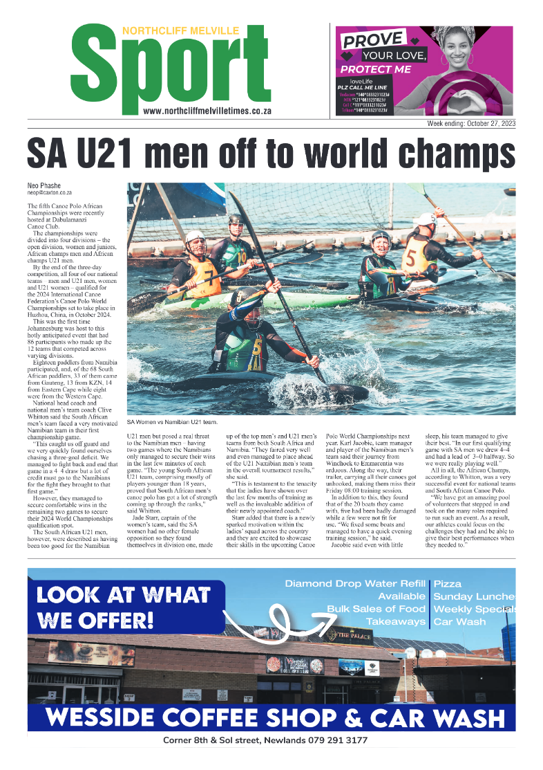 Northcliff Melville Times 27 October 2023 page 12