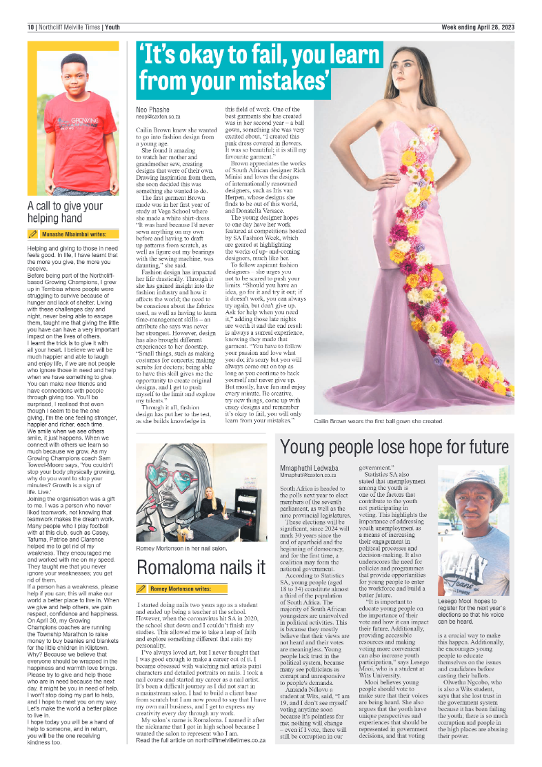 Northcliff Melville Times 28 April 2023 page 10