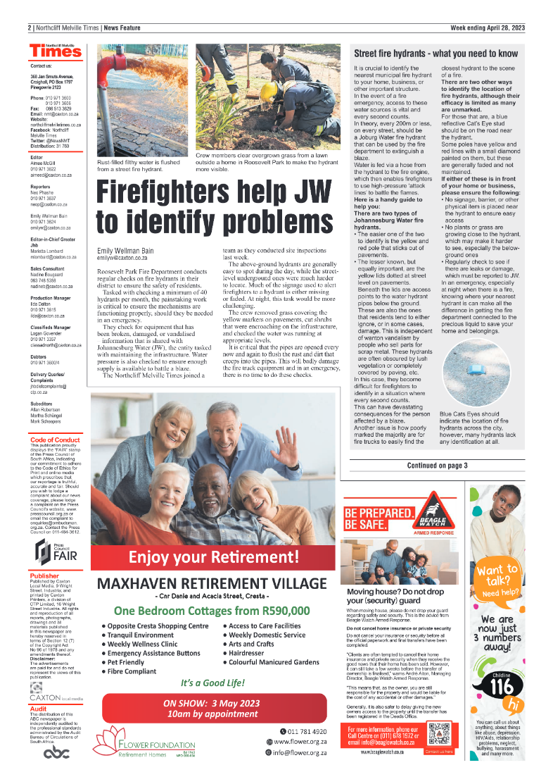Northcliff Melville Times 28 April 2023 page 2