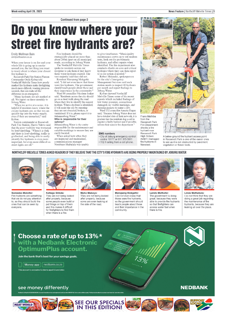 Northcliff Melville Times 28 April 2023 page 3