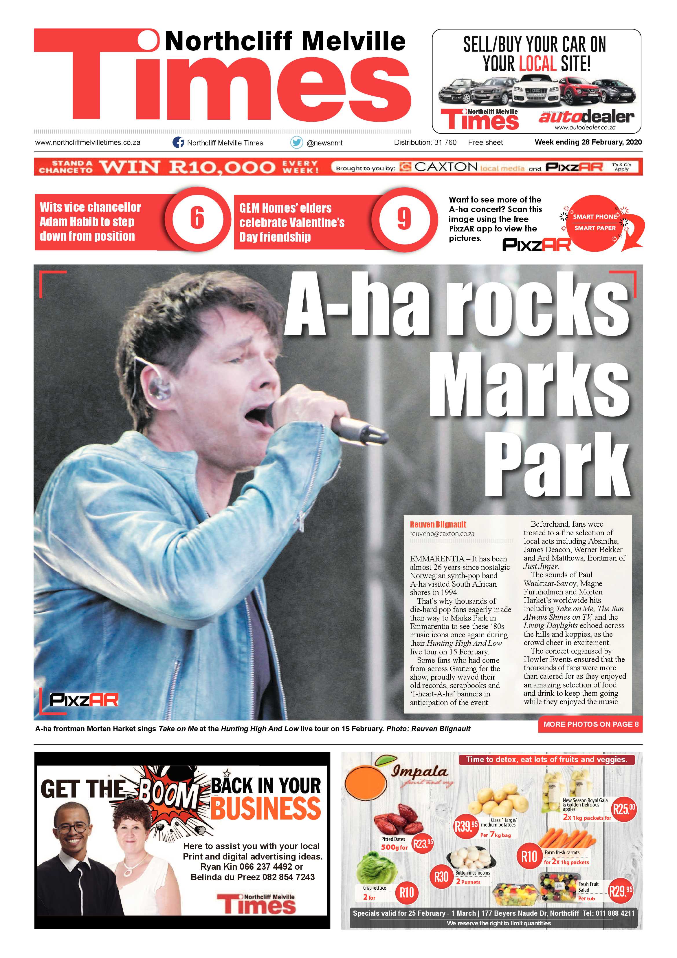 Northcliff Melville Times 28 February 2020 page 1