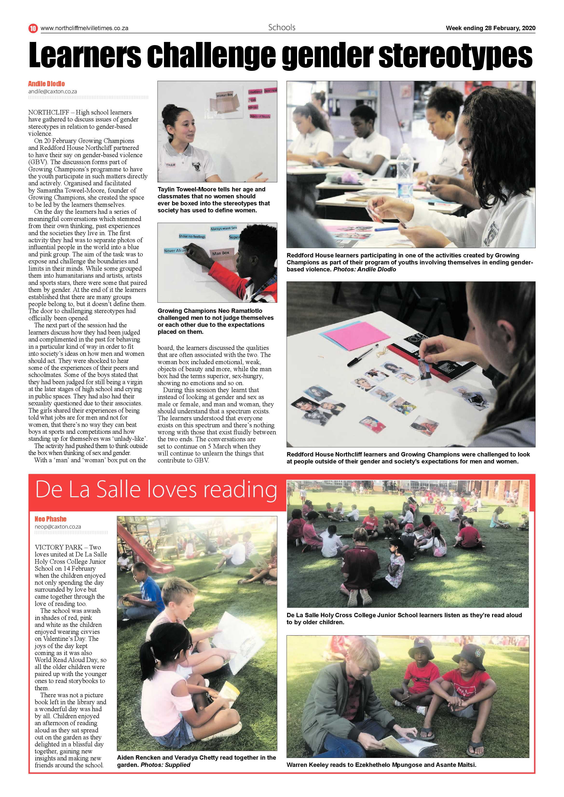 Northcliff Melville Times 28 February 2020 page 10
