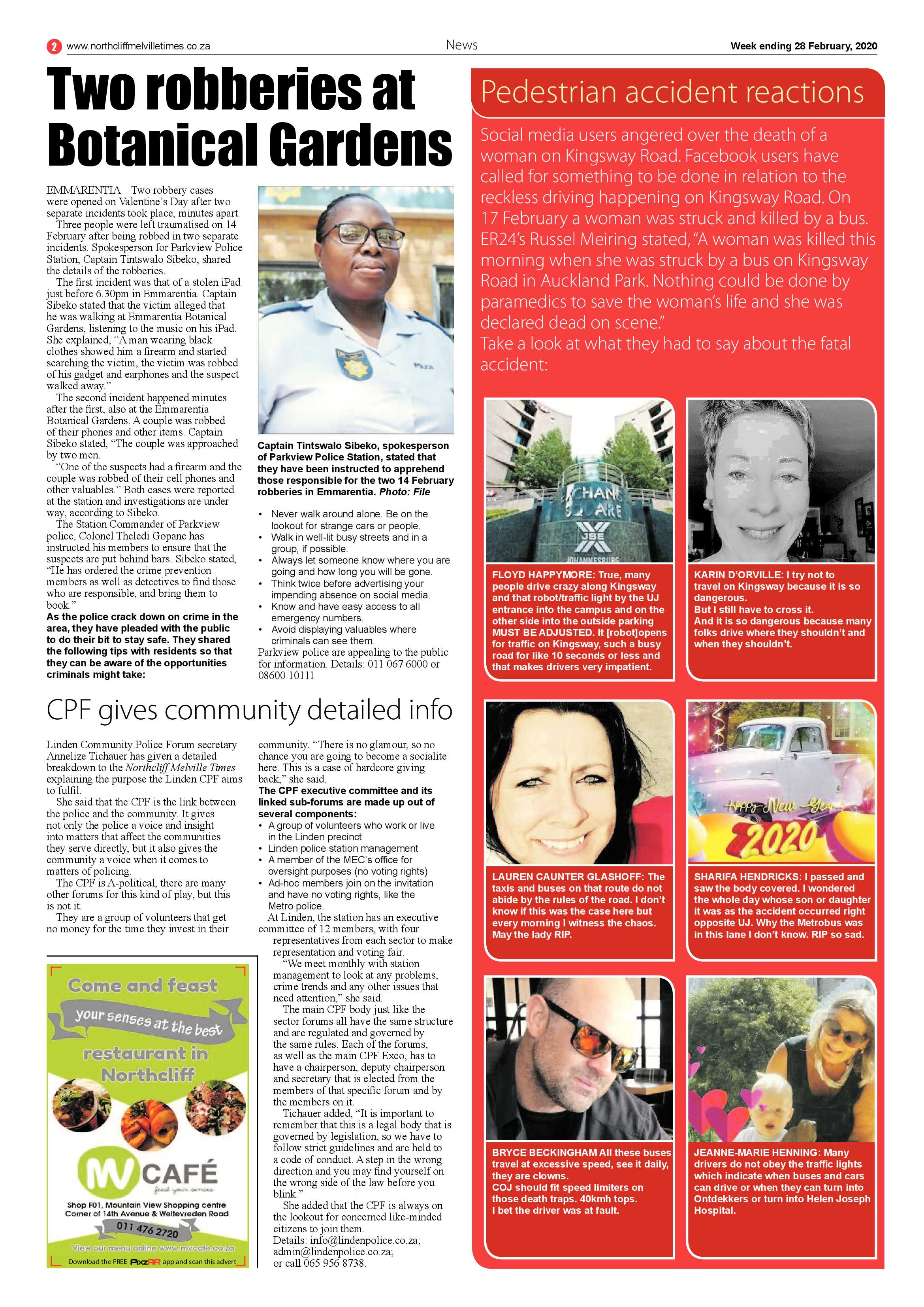 Northcliff Melville Times 28 February 2020 page 2