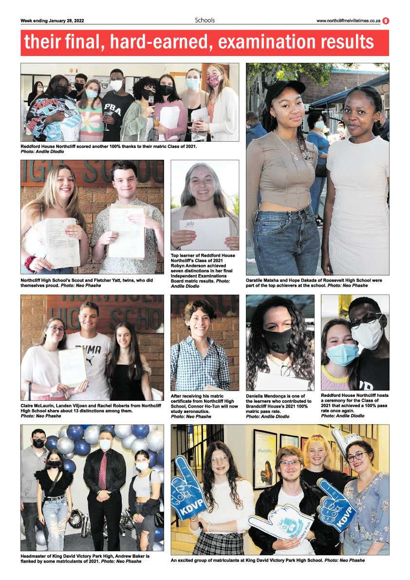 Northcliff Melville Times 28 January 2022 page 9