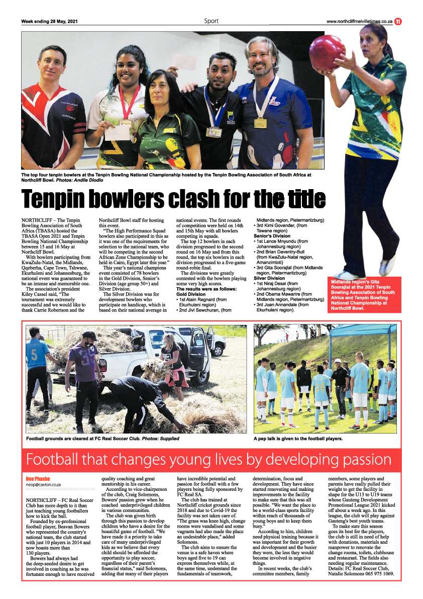Northcliff Melville Times 28 May 2021 page 11