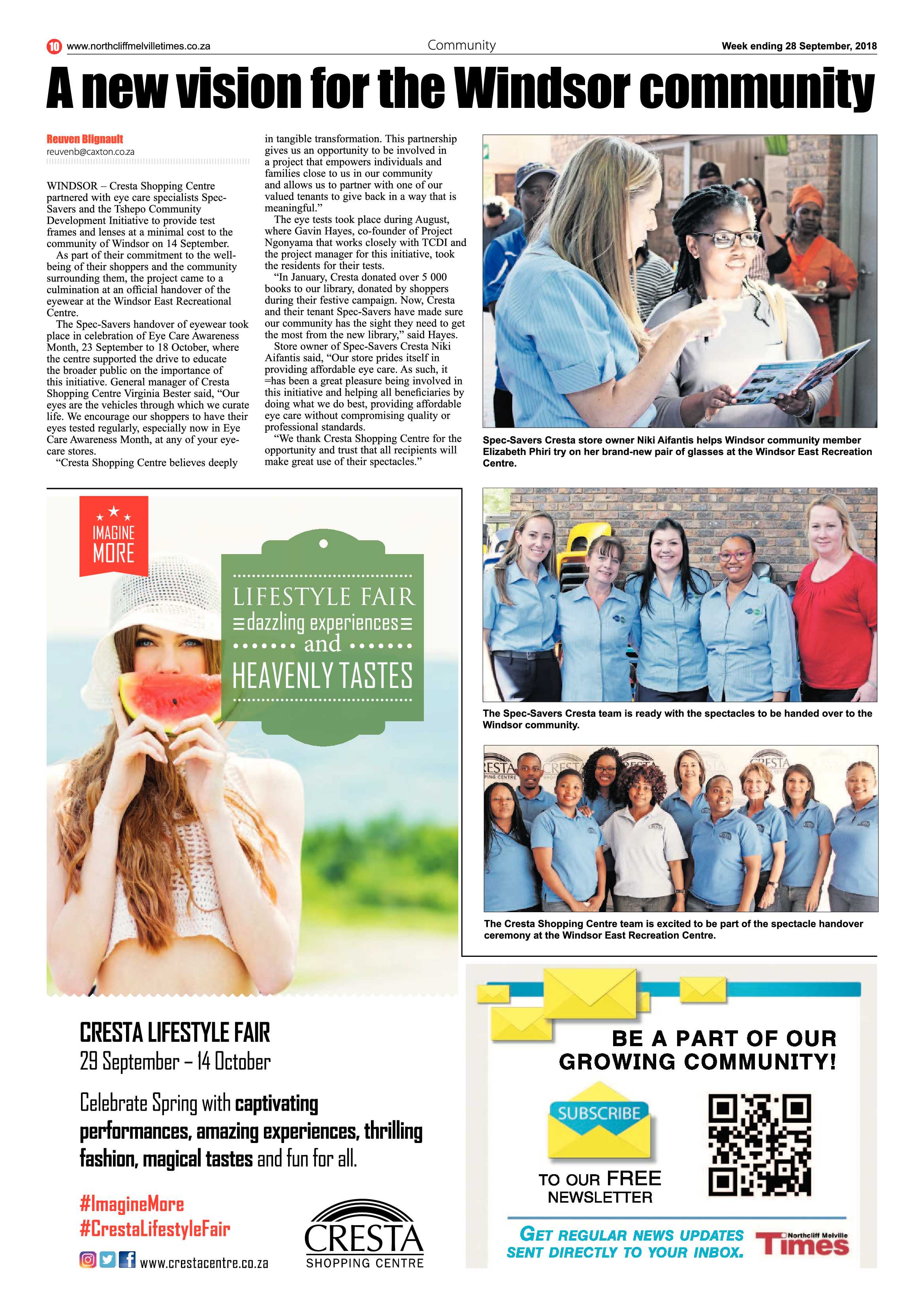 Northcliff Melville Times 28 September 2018 page 10
